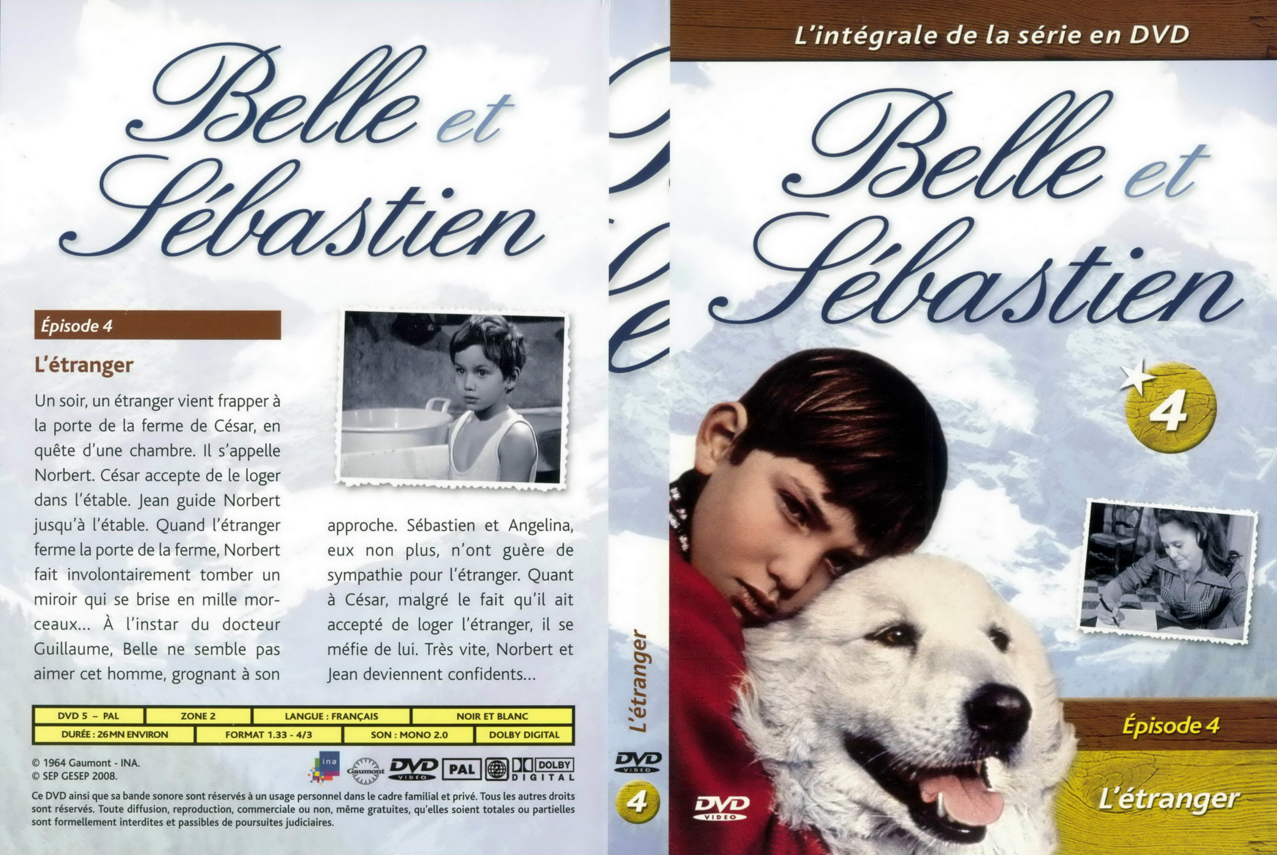 Jaquette DVD Belle et Sebastien la srie vol 04
