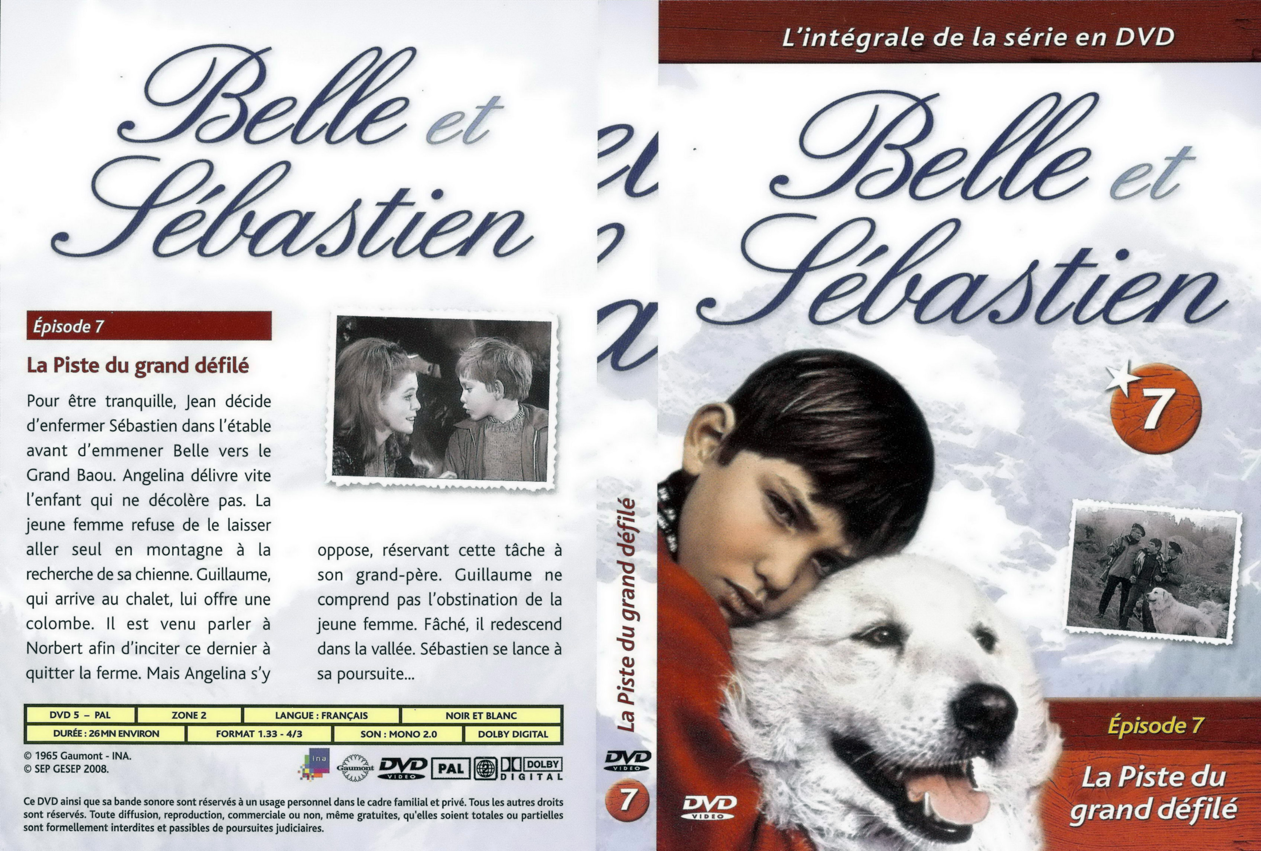 Jaquette DVD Belle et Sebastien la srie vol 07