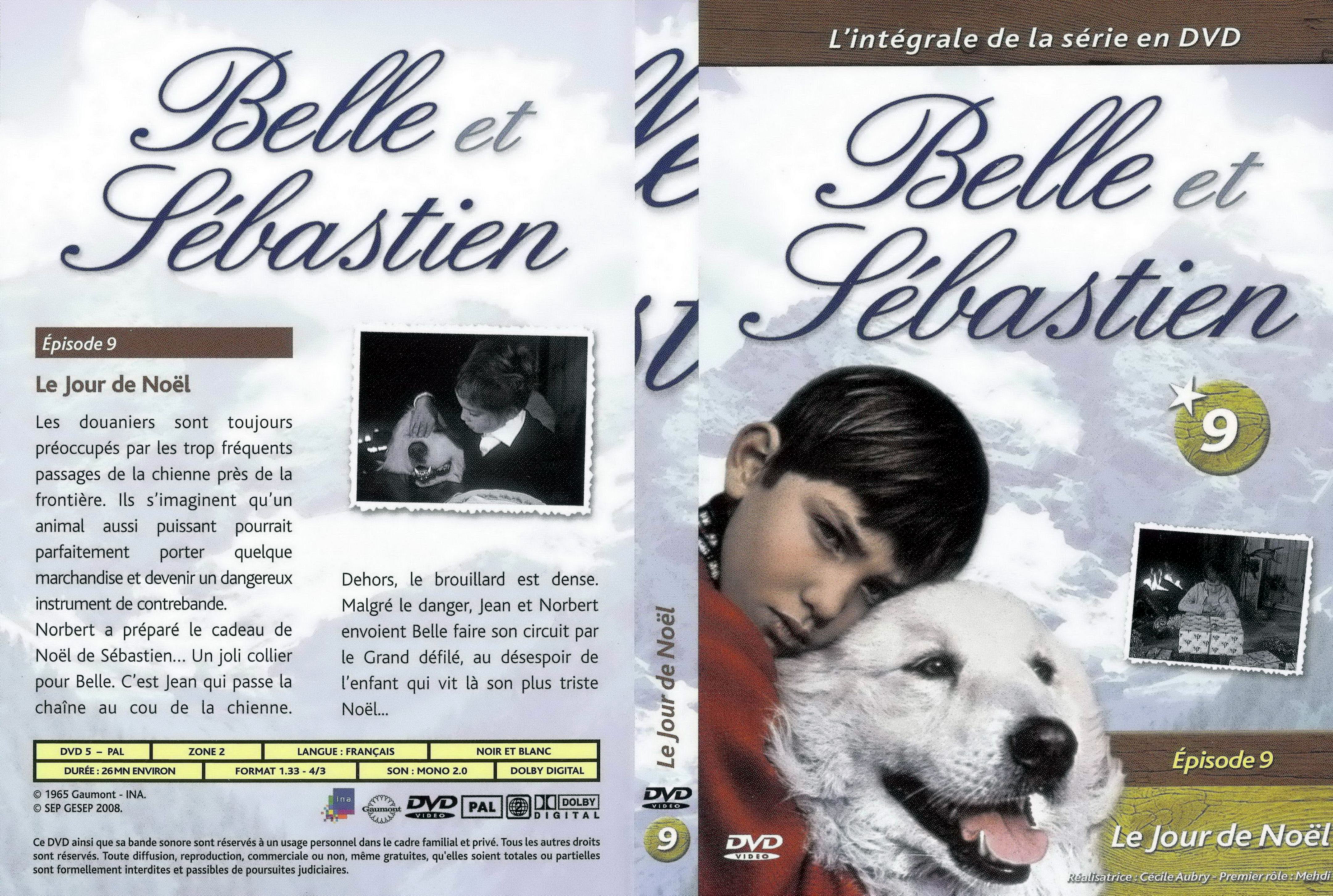 Jaquette DVD Belle et Sebastien la srie vol 09