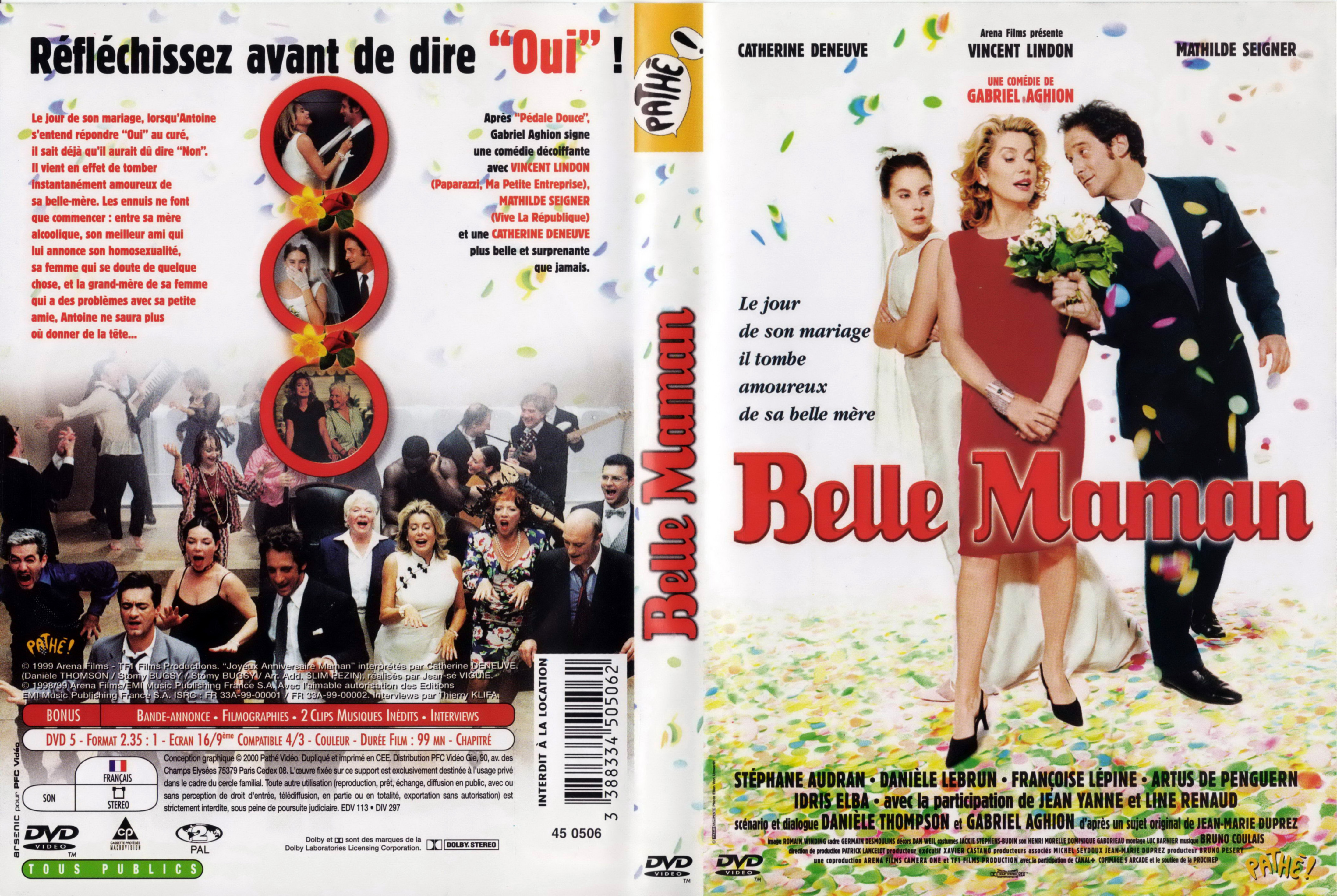 Jaquette DVD Belle maman