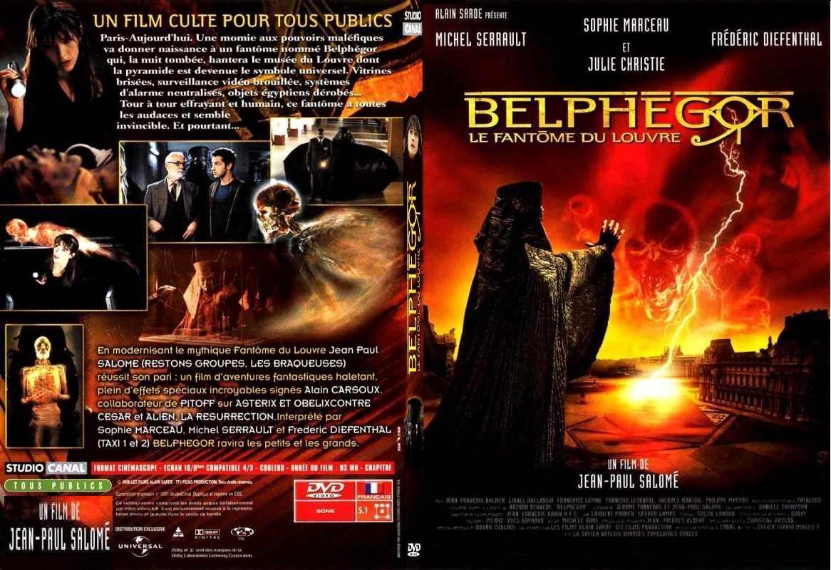 Jaquette DVD Belphegor le fantome du louvre - SLIM