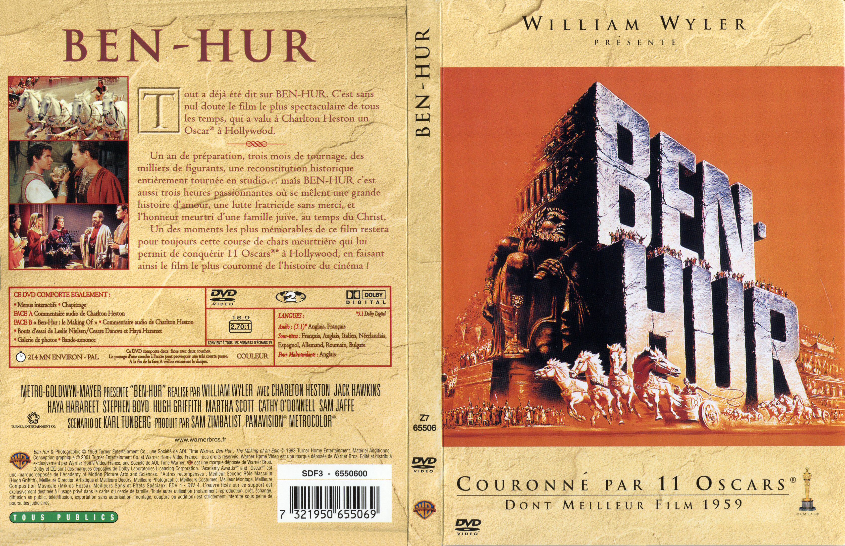 Jaquette DVD Ben-Hur