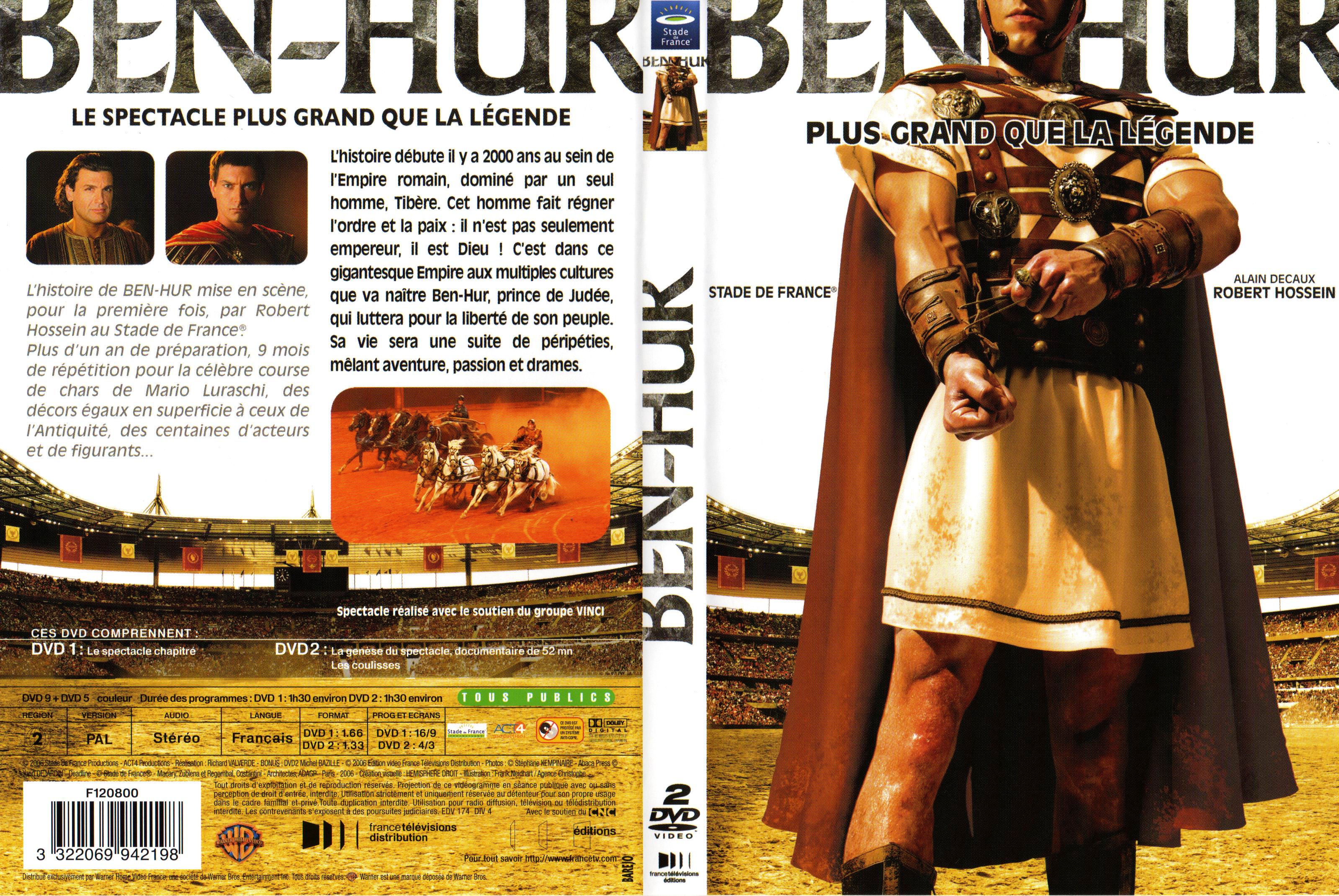 Jaquette DVD Ben-Hur (spectacle)
