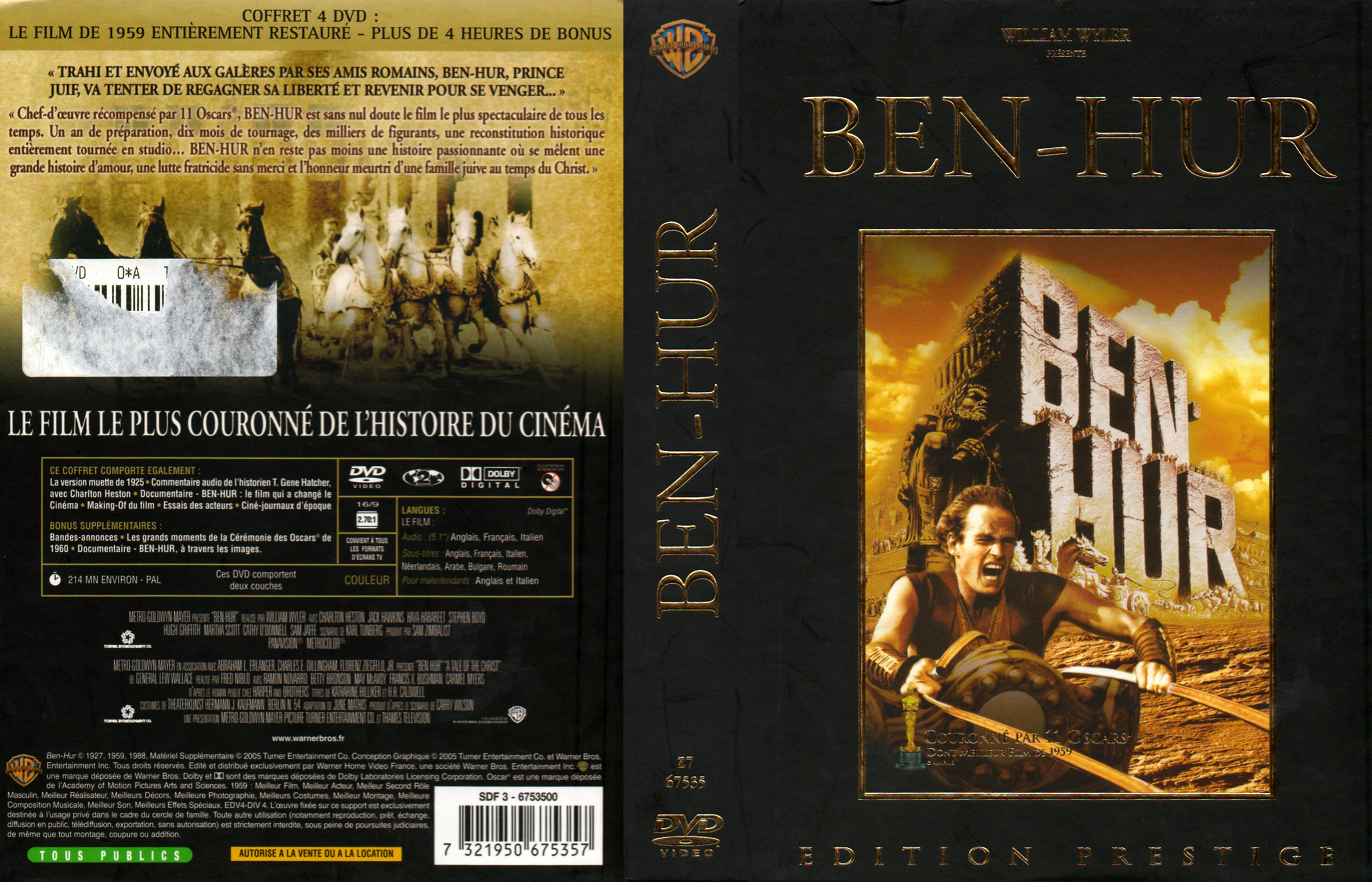 Jaquette DVD Ben-Hur v4