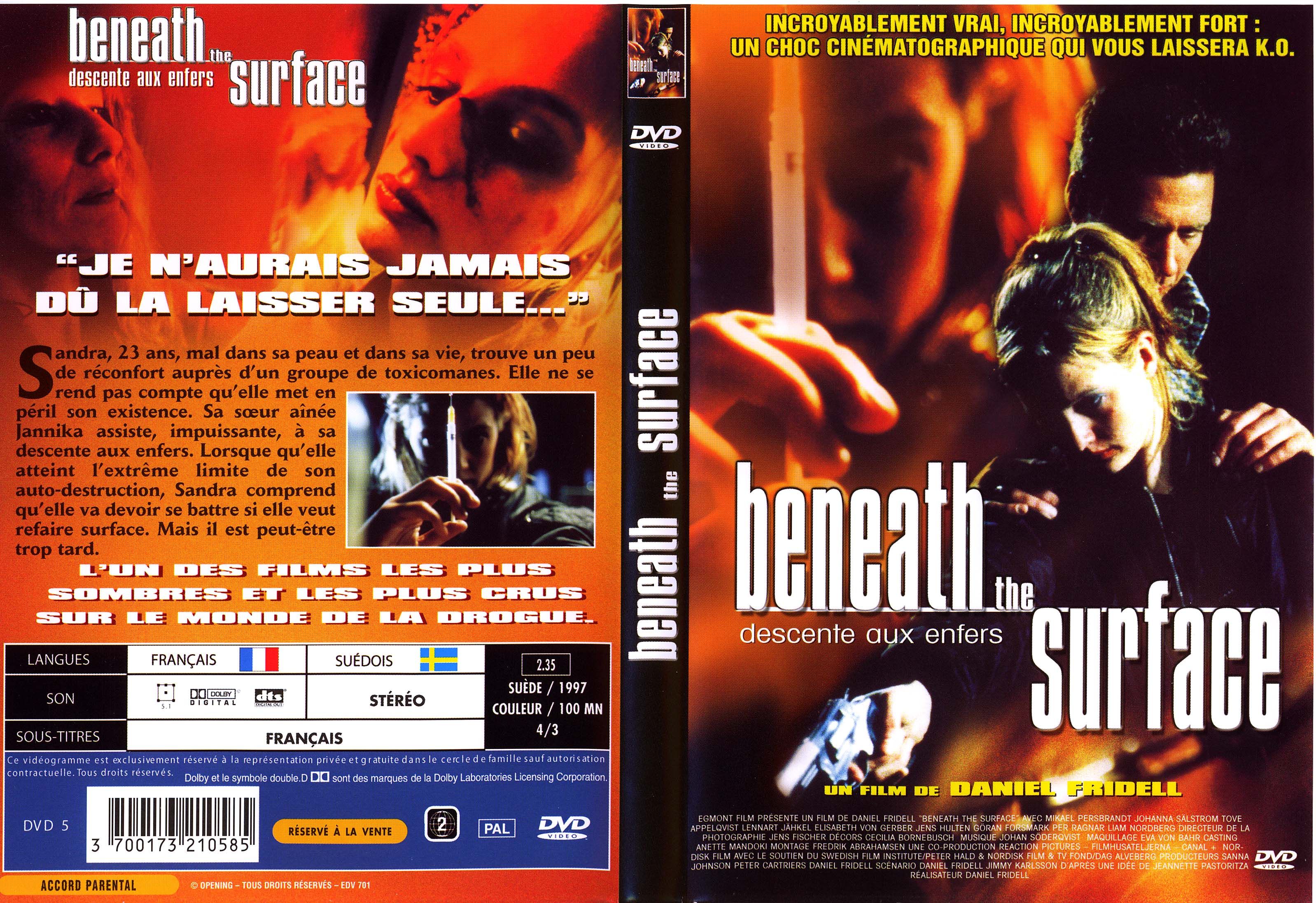 Jaquette DVD Beneath the surface