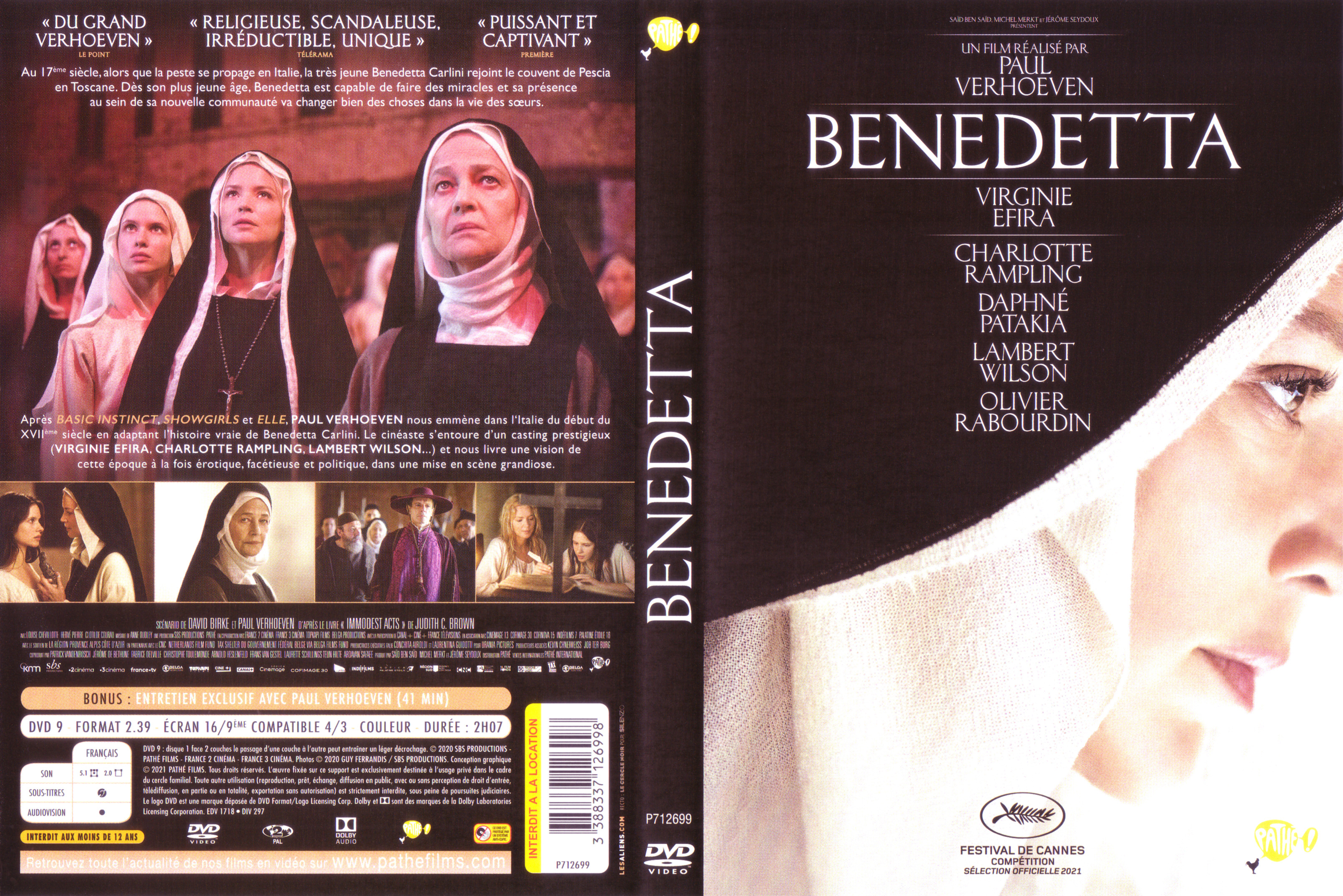 Jaquette DVD Benedetta