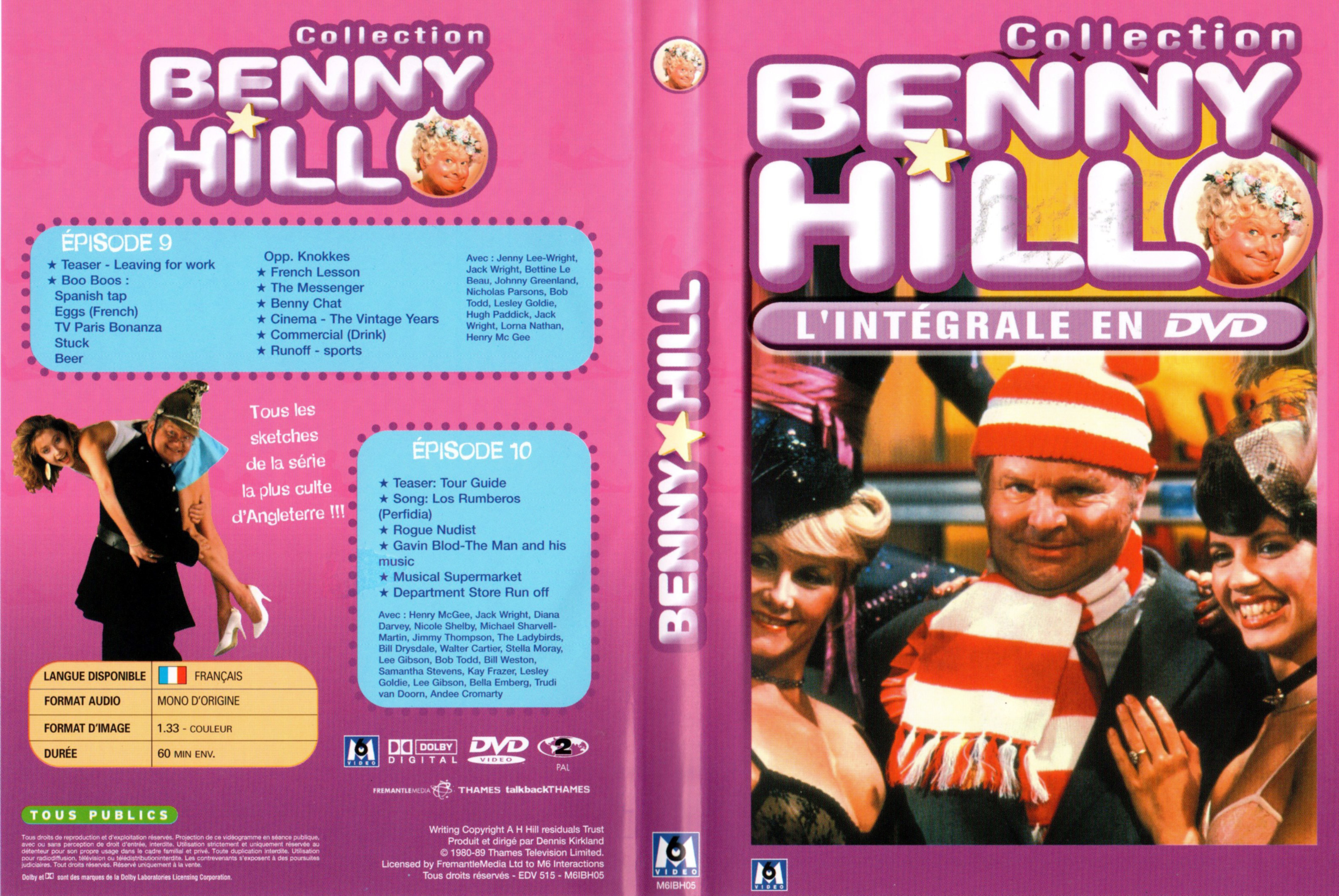 Jaquette DVD Benny Hill collection Episodes 09-10
