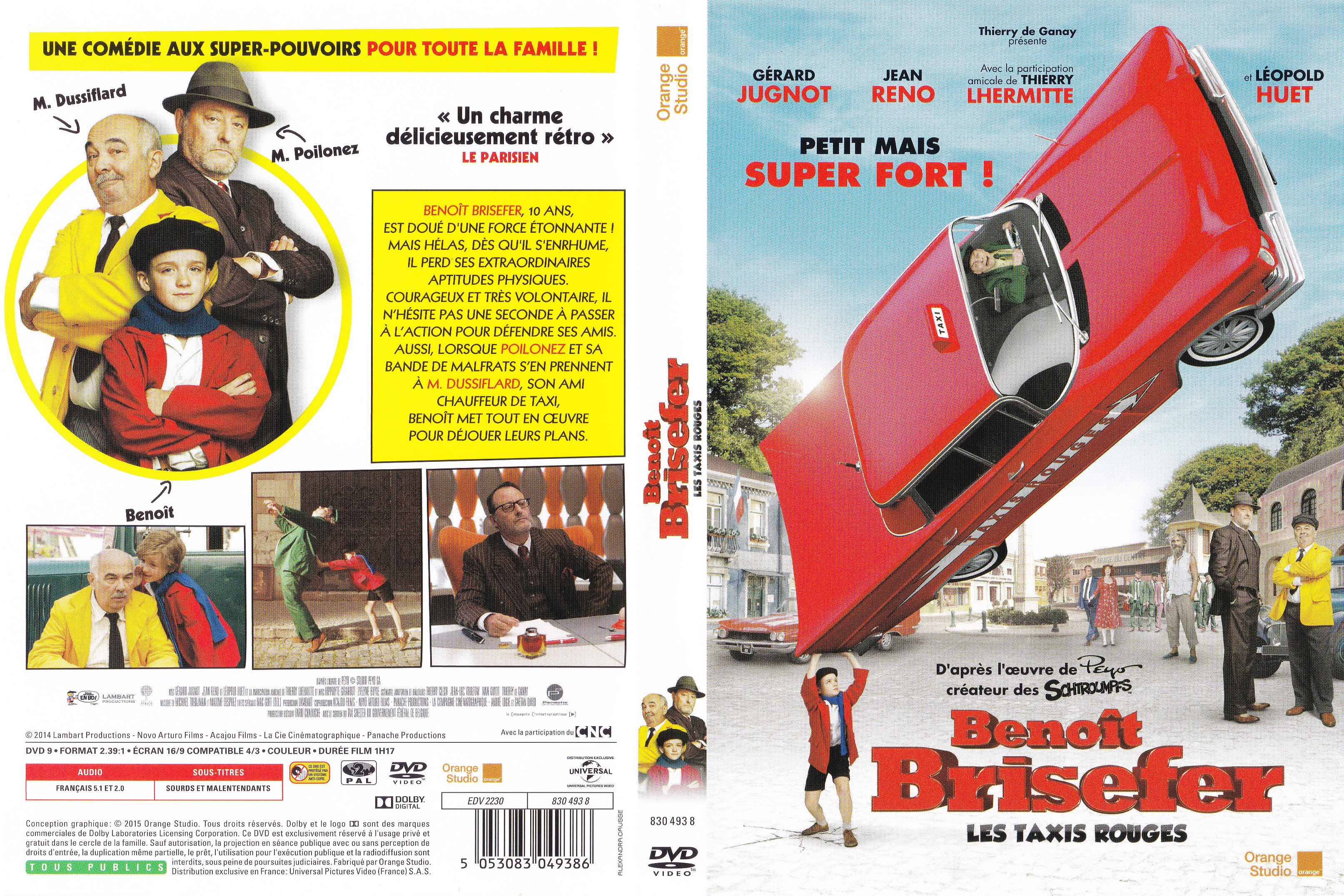Jaquette DVD Benot Brisefer : les Taxis Rouges