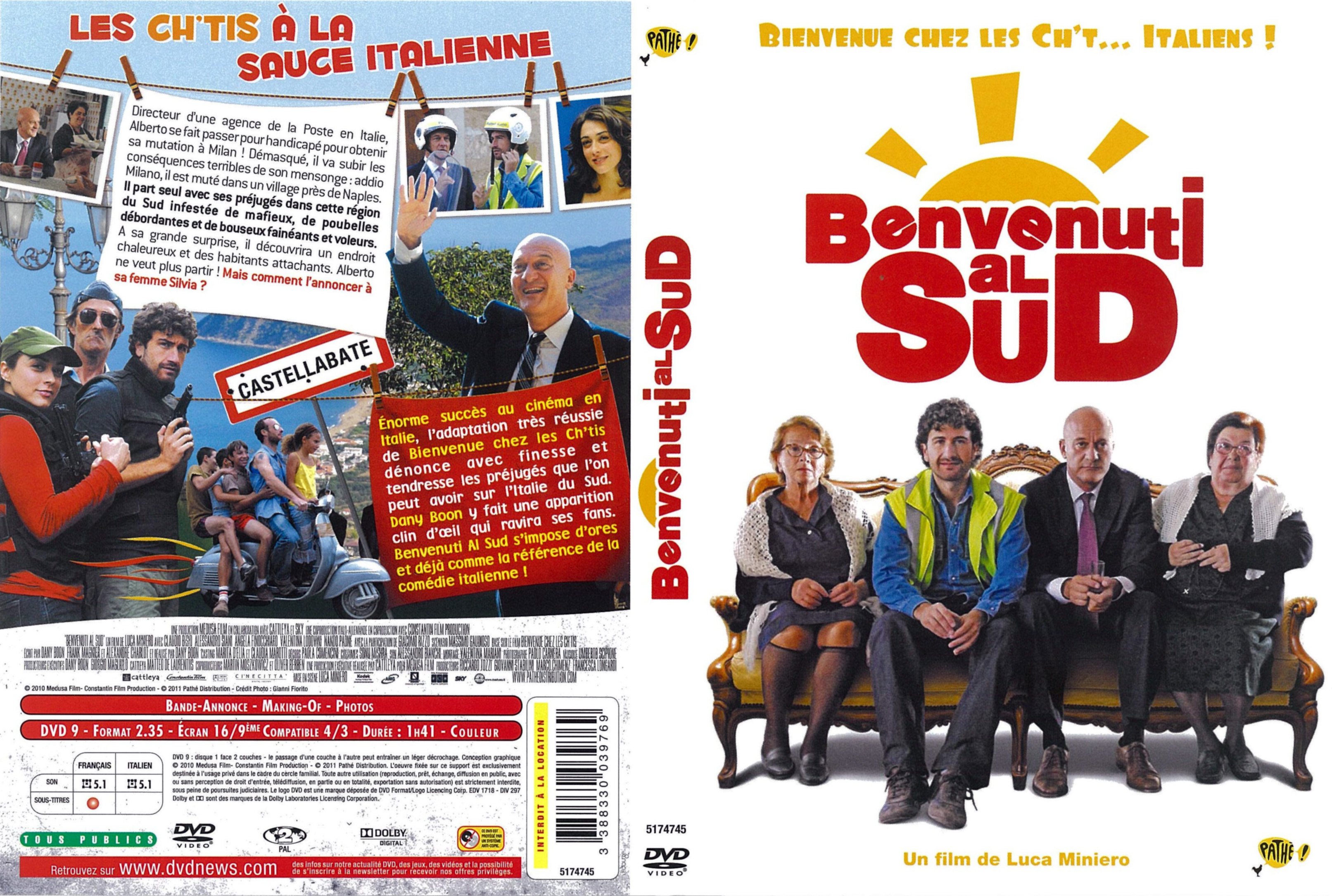 Jaquette DVD Benvenuti al Sud