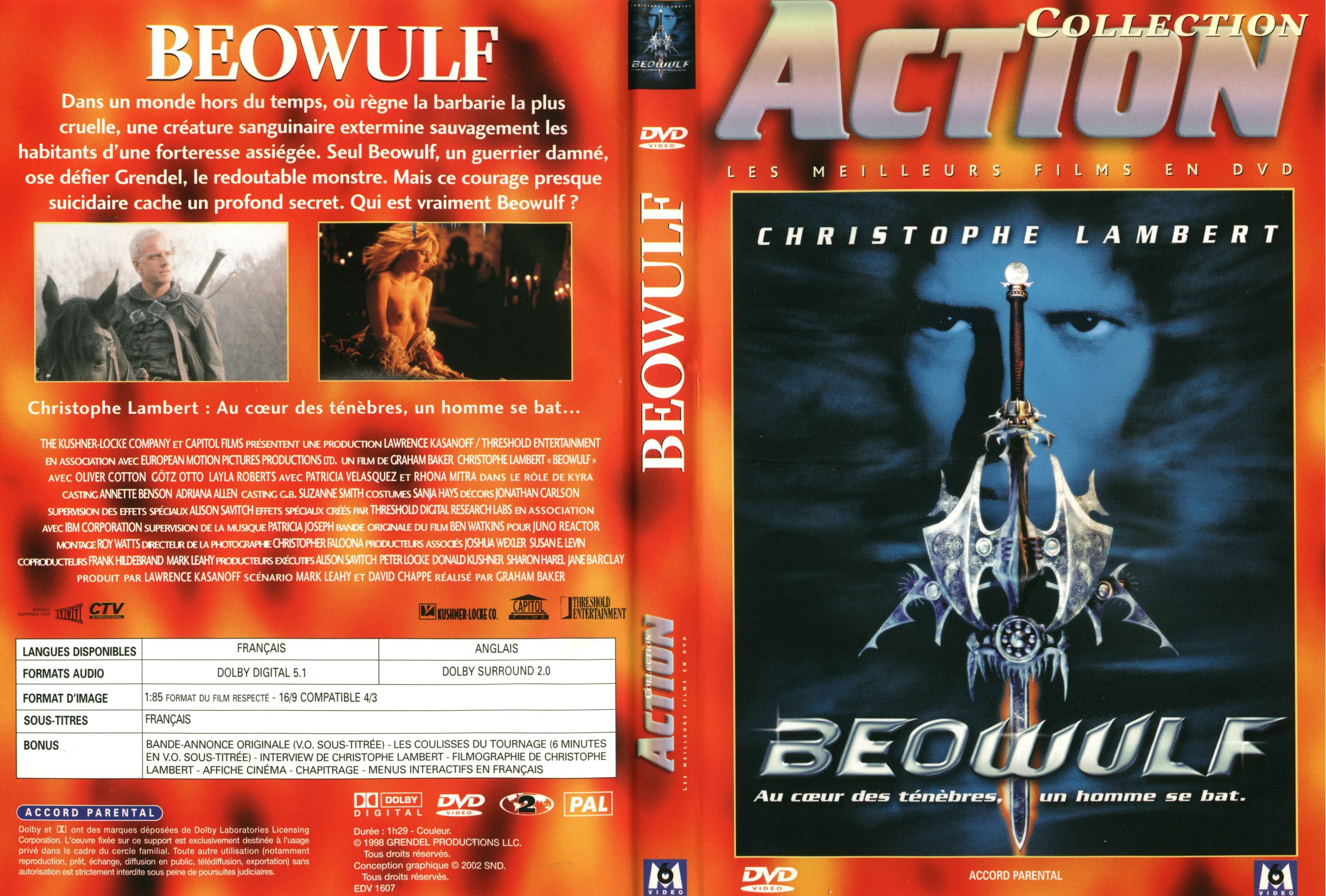 Jaquette DVD Beowulf