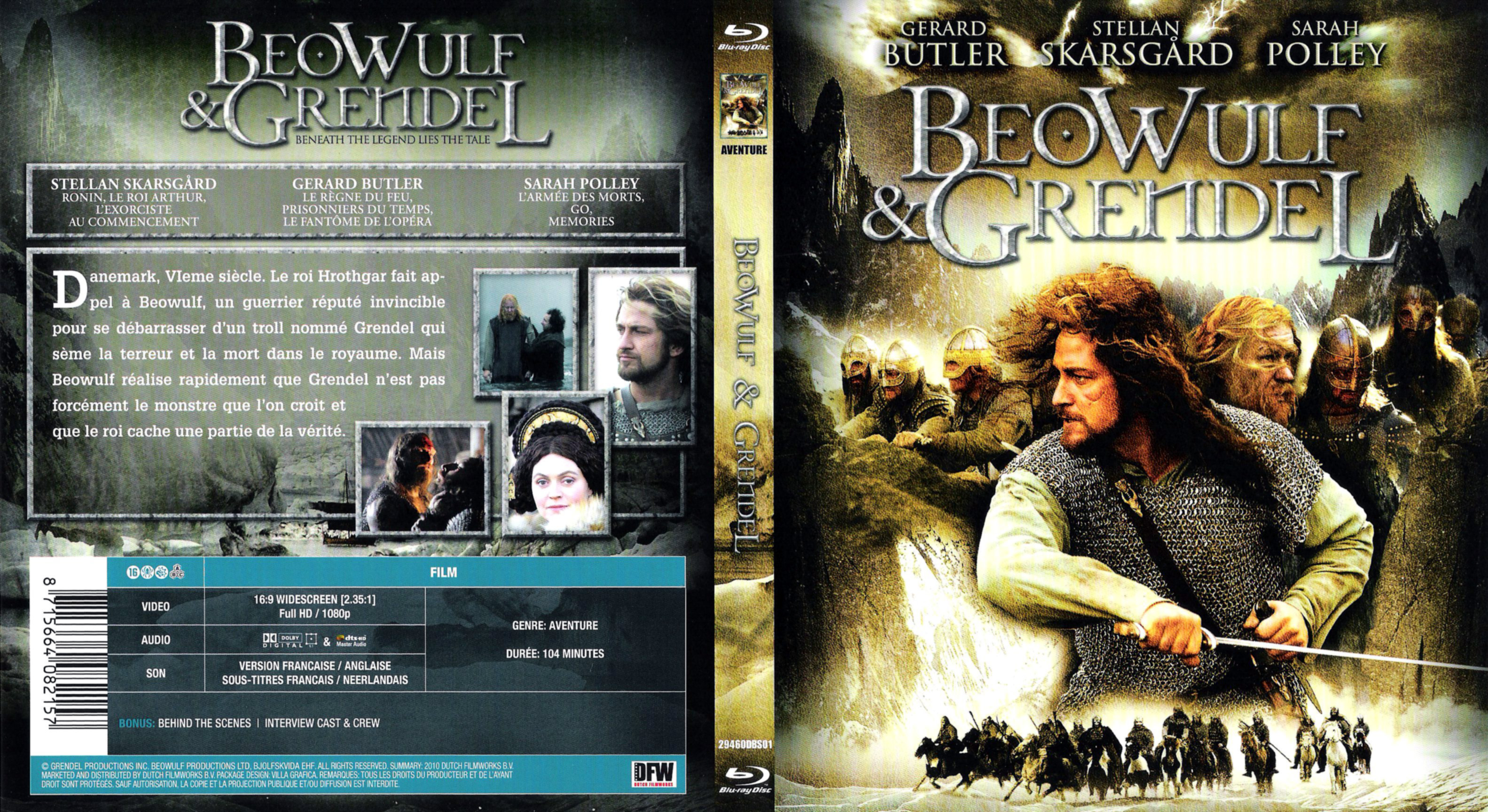 Jaquette DVD Beowulf & Grendel (BLU-RAY)