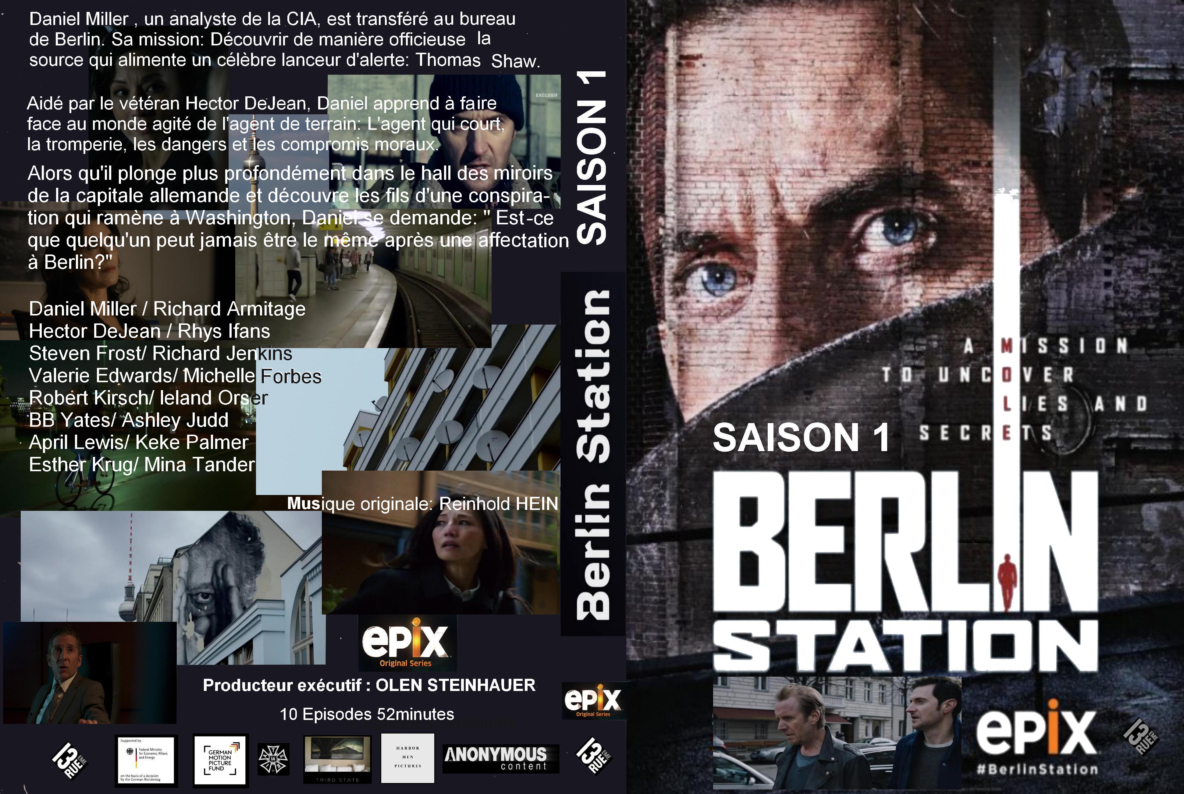 Jaquette DVD Berlin Station saison 1 custom