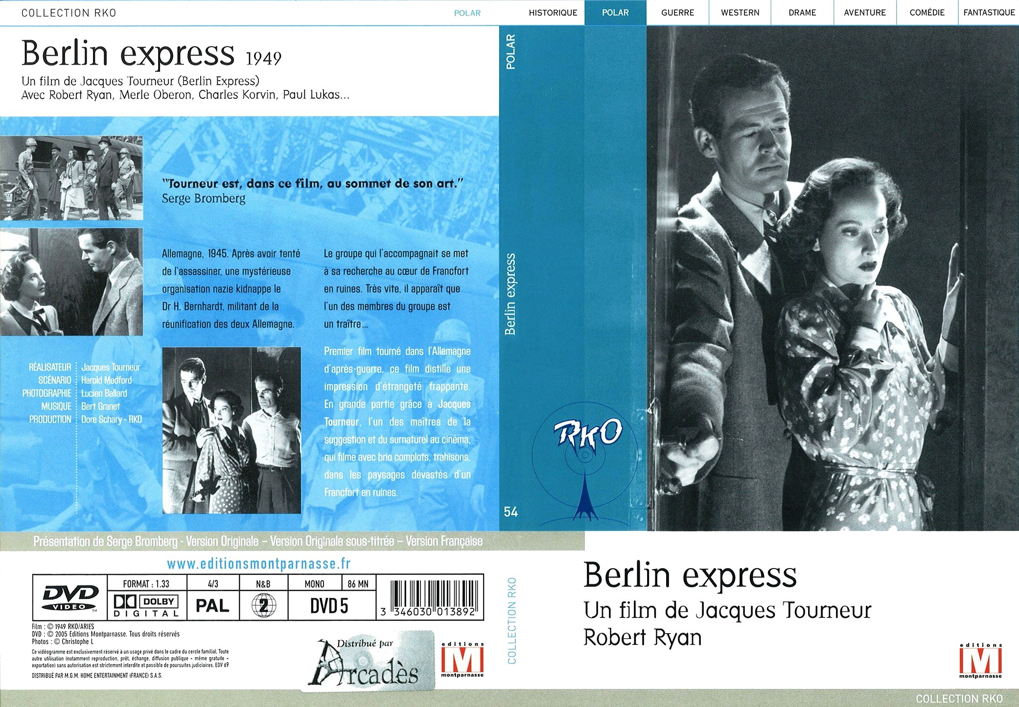 Jaquette DVD Berlin express
