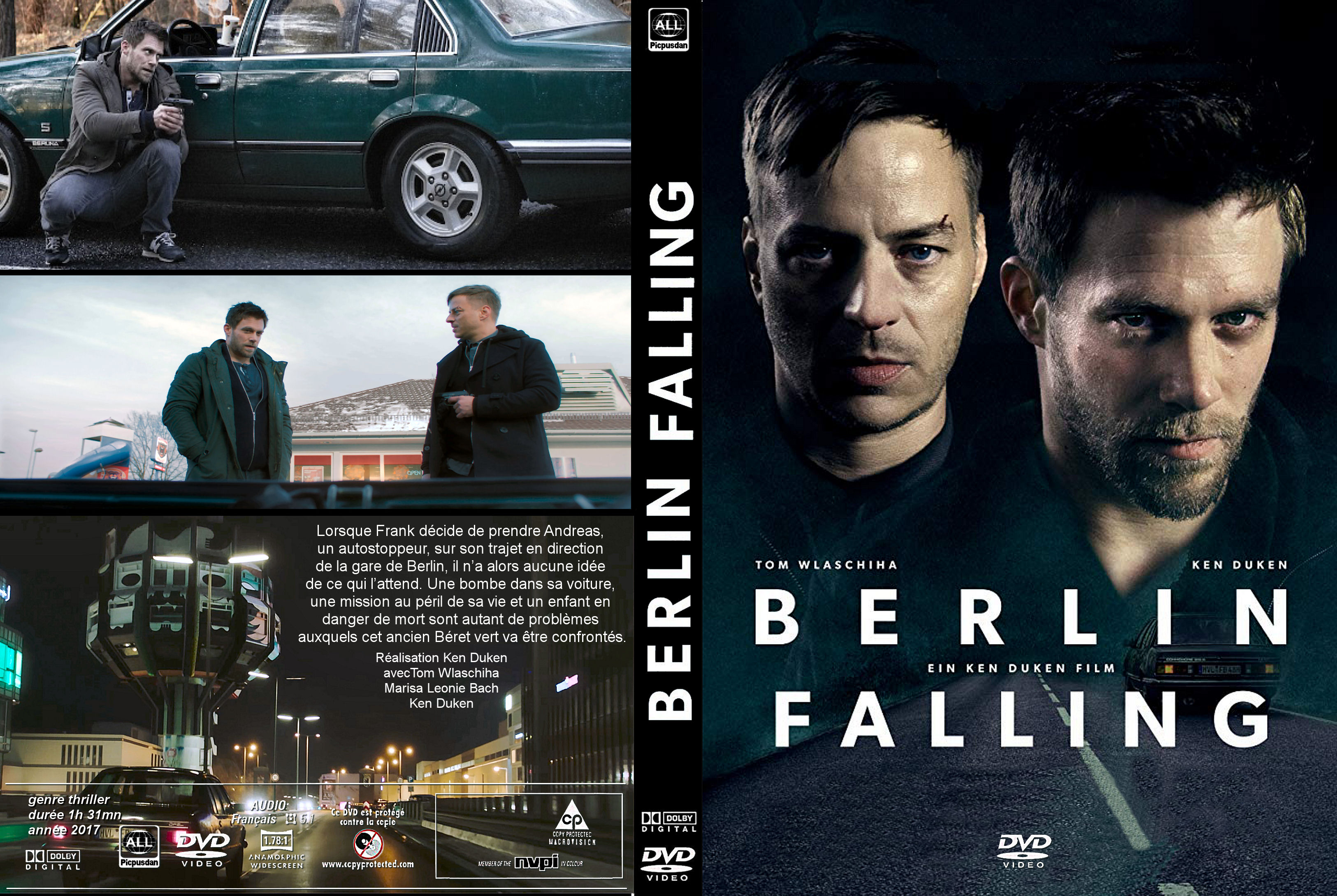 Jaquette DVD Berlin falling custom