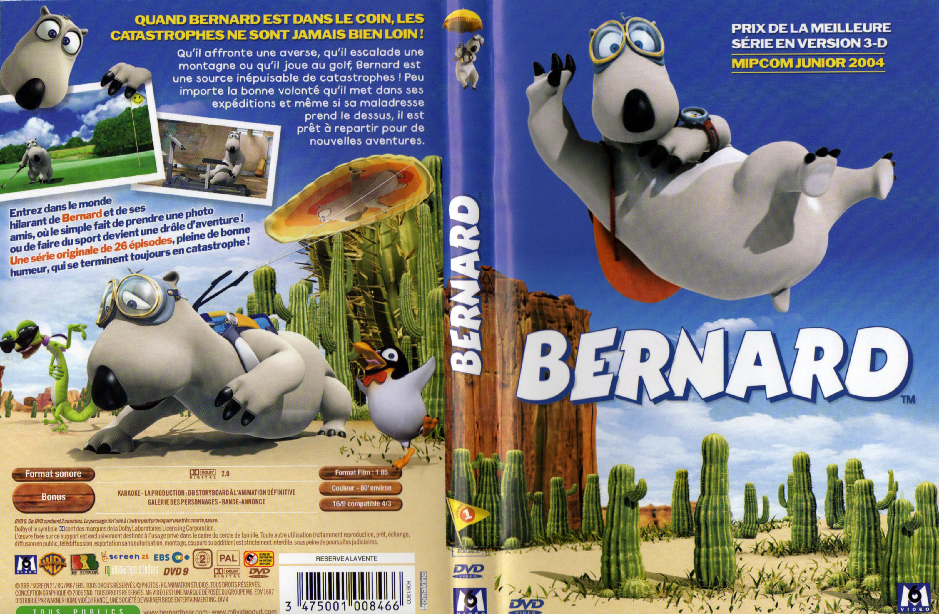 Jaquette DVD Bernard vol 01