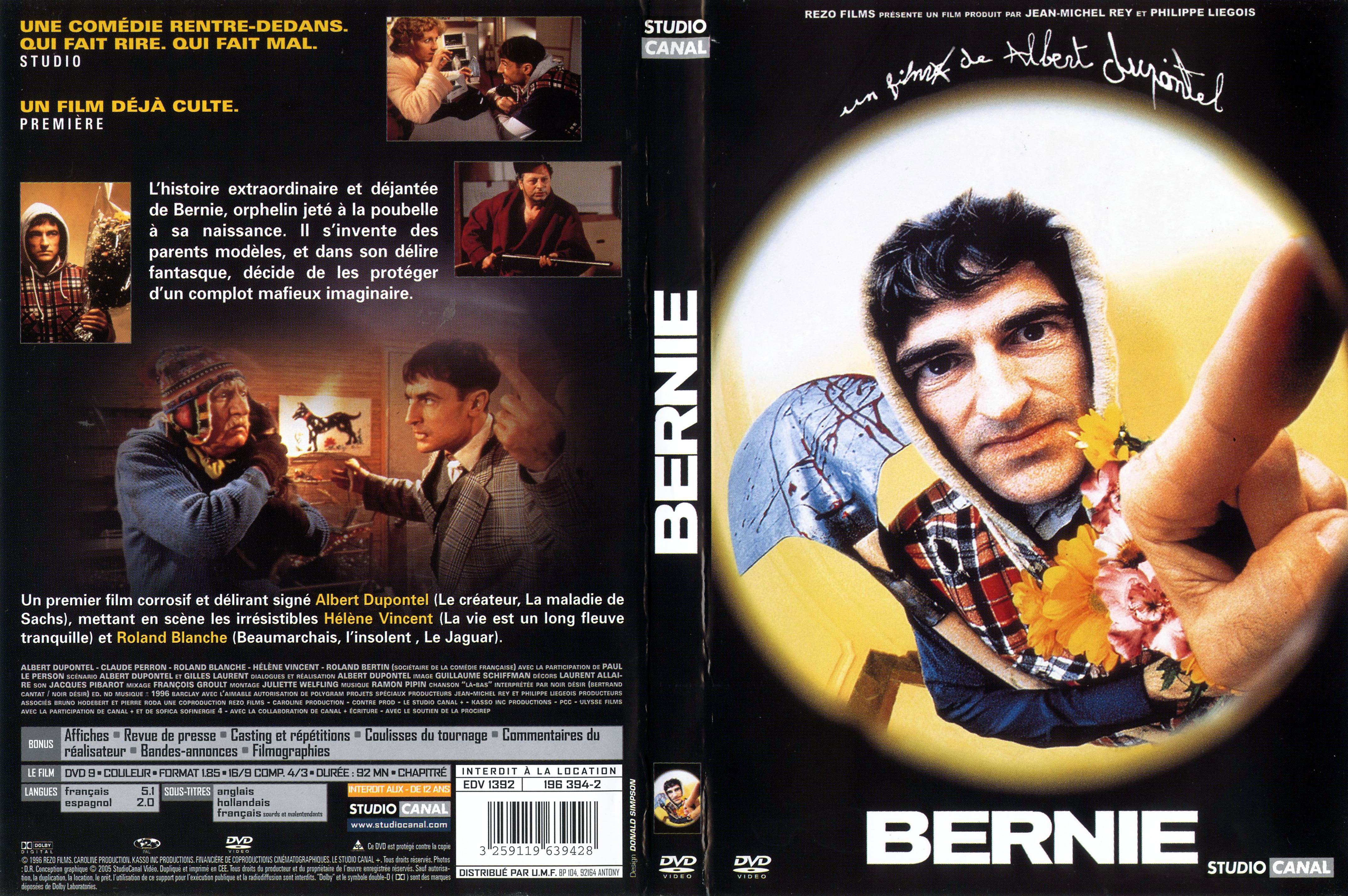 Jaquette DVD Bernie v3
