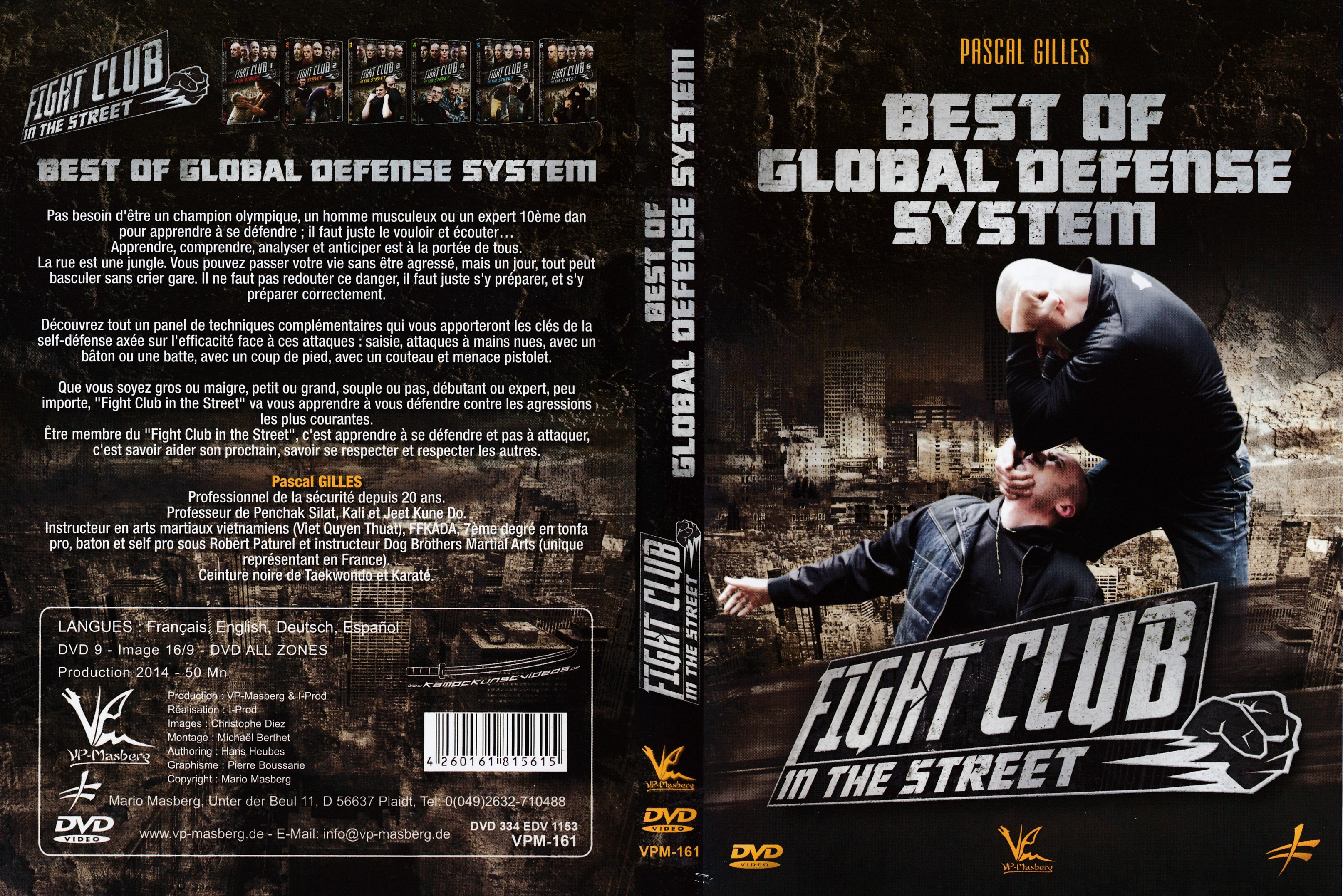 Jaquette DVD Best of global defense system - fight club in the street