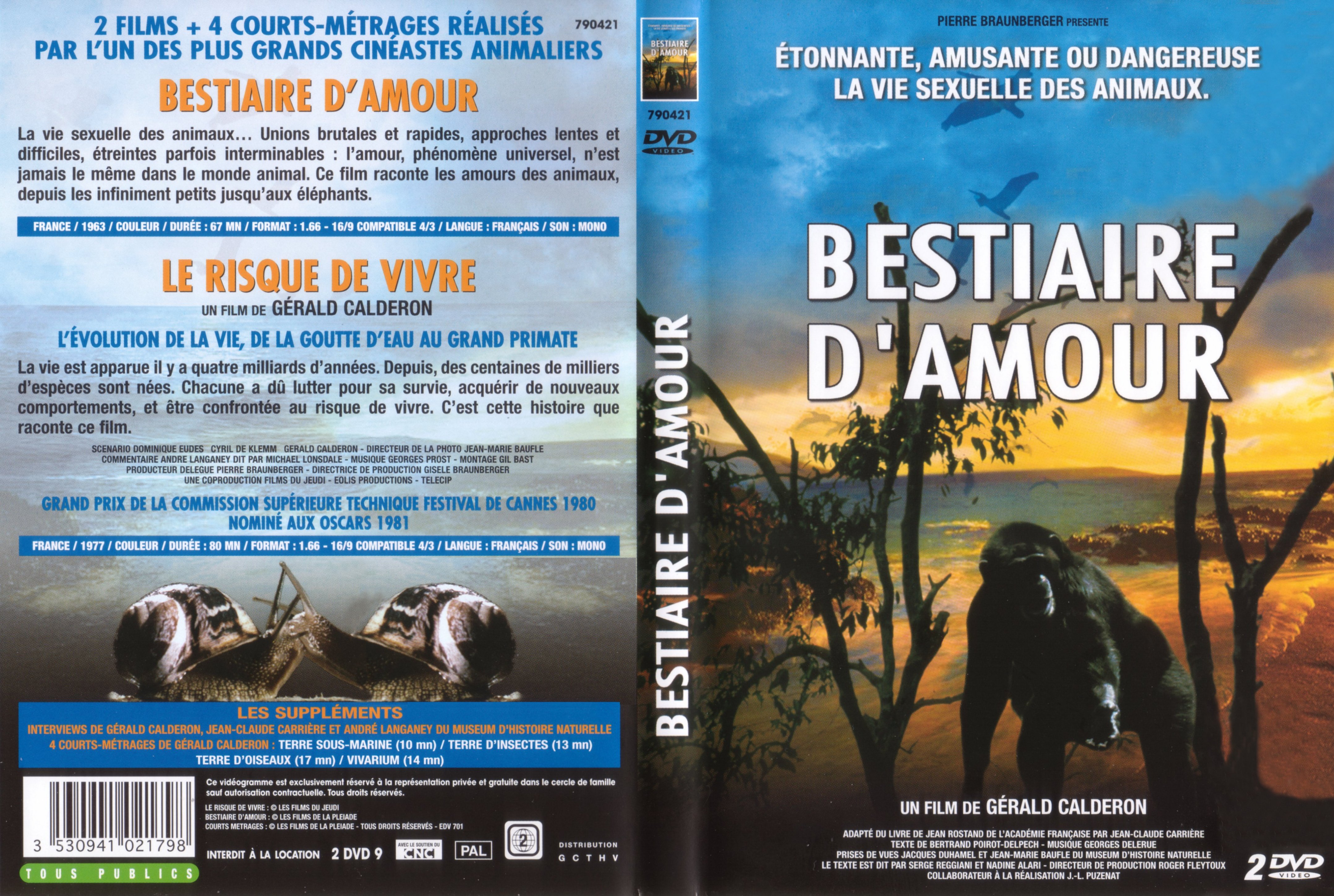 Jaquette DVD Bestiaire d