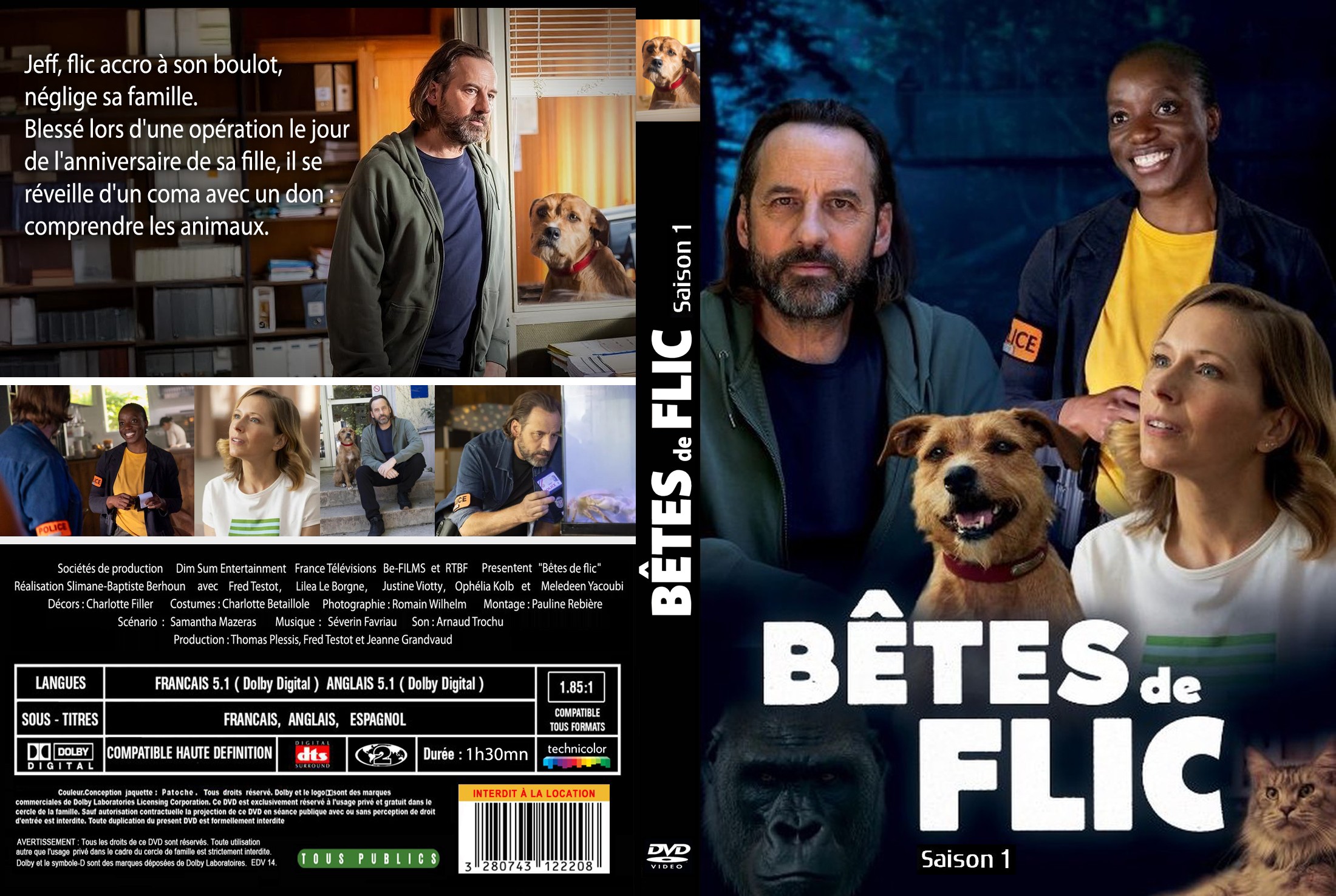 Jaquette DVD B�tes de Flic custom