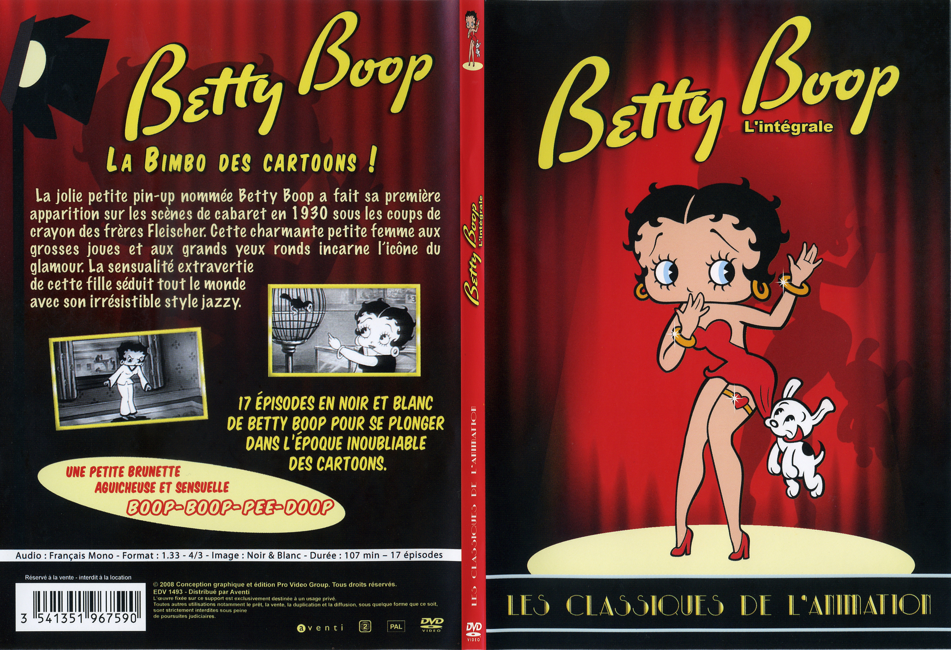 Jaquette DVD Betty Boop l