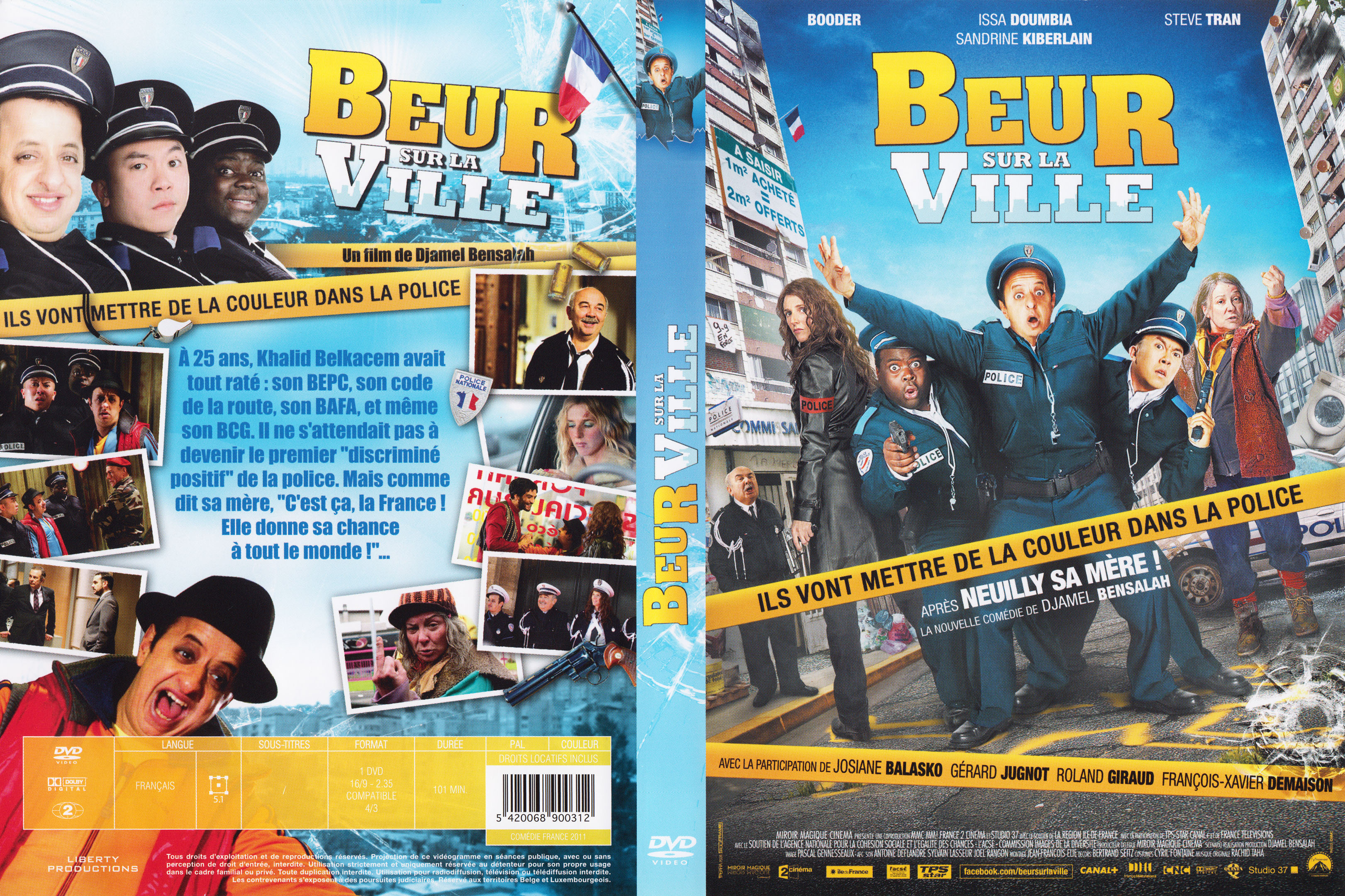 Jaquette DVD Beur sur la ville v2