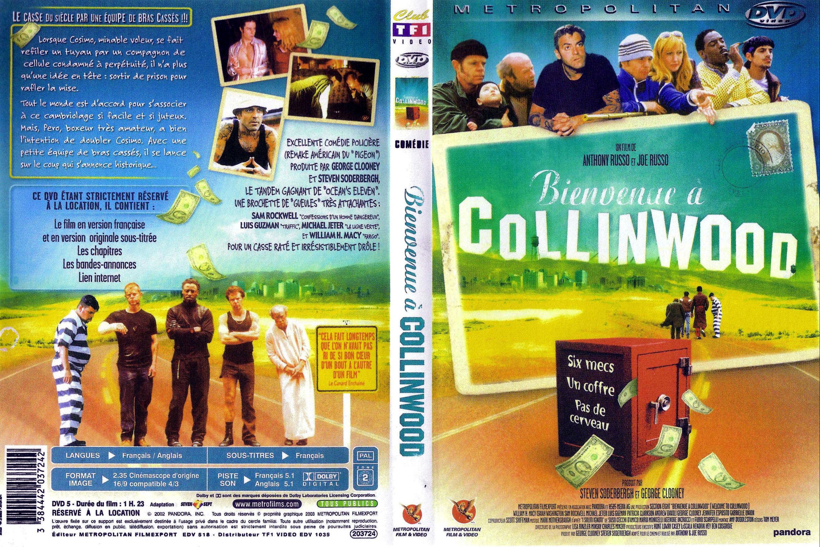 Jaquette DVD Bienvenue  Collinwood