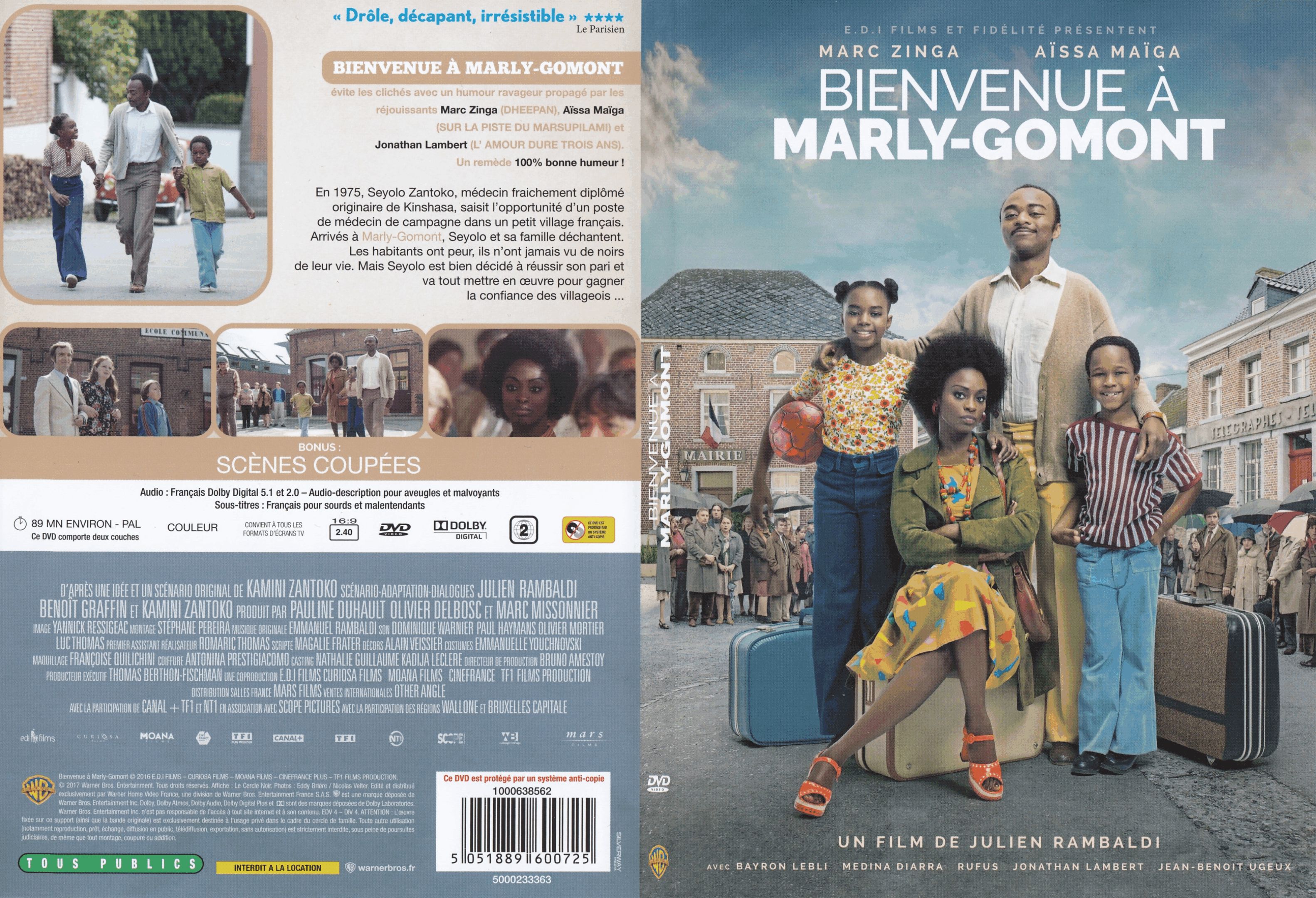 Jaquette DVD Bienvenue  Marly-Gomont - SLIM