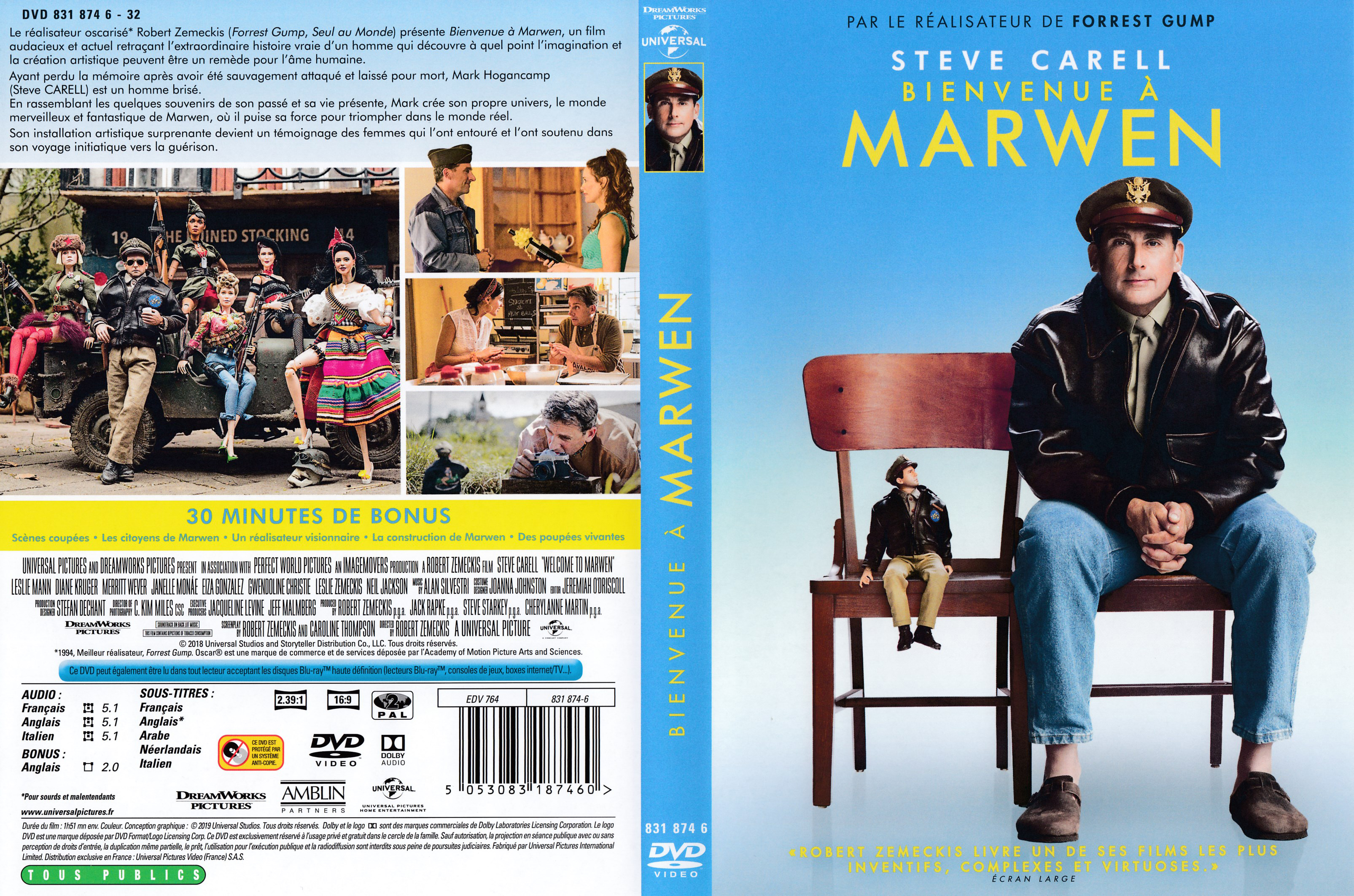 Jaquette DVD Bienvenue  Marwen