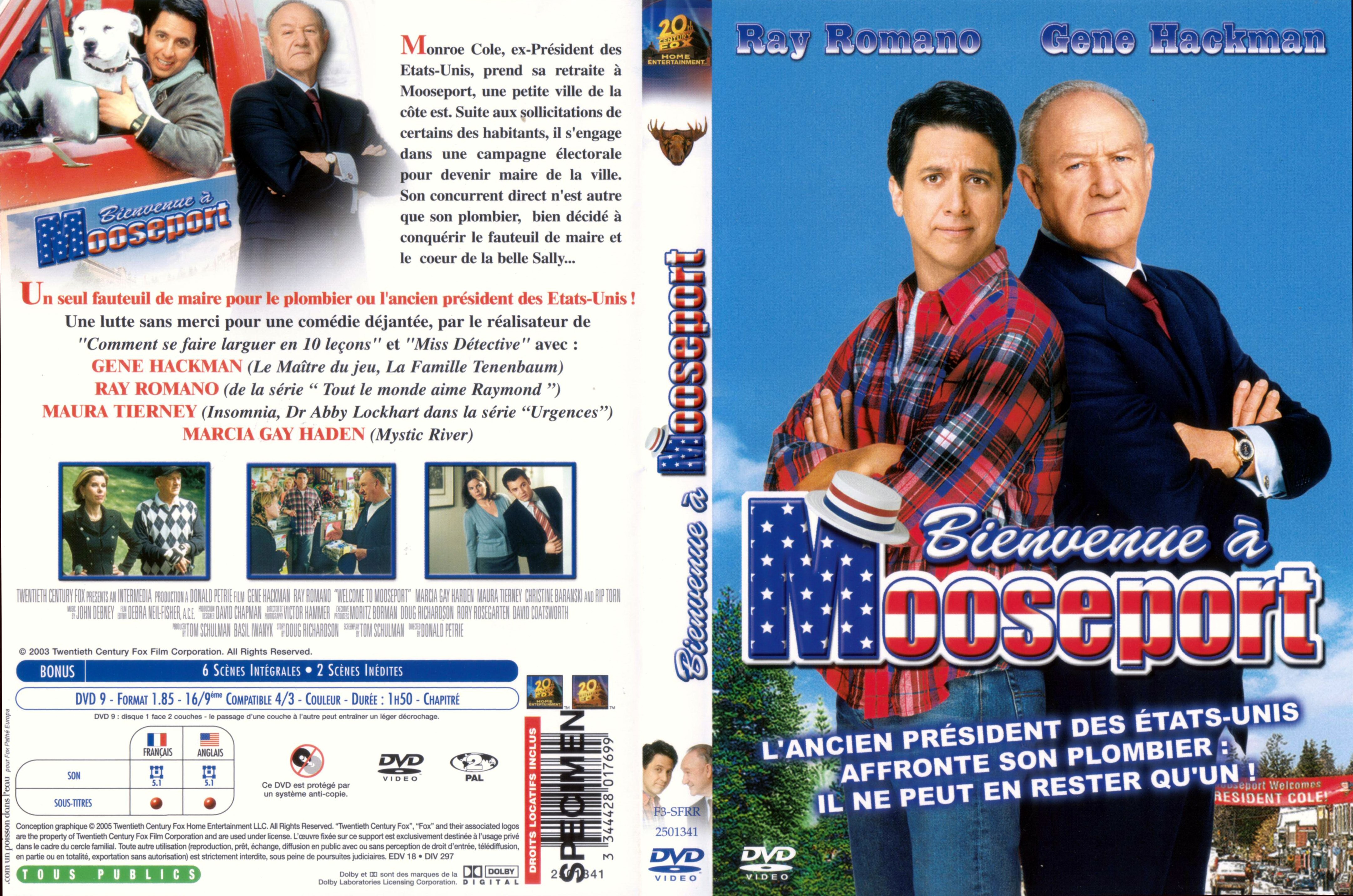 Jaquette DVD Bienvenue  Mooseport