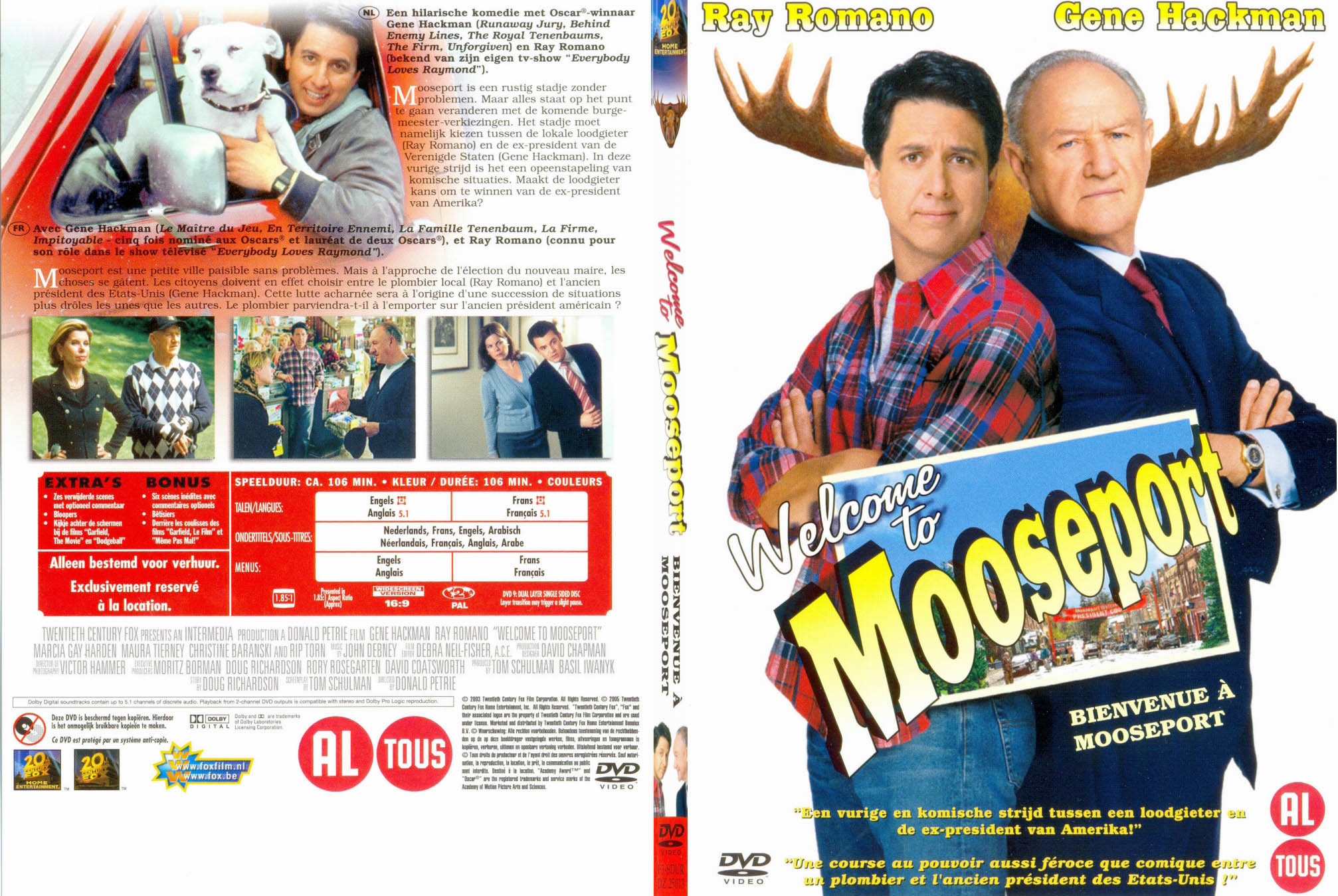 Jaquette DVD Bienvenue  Mooseport - SLIM