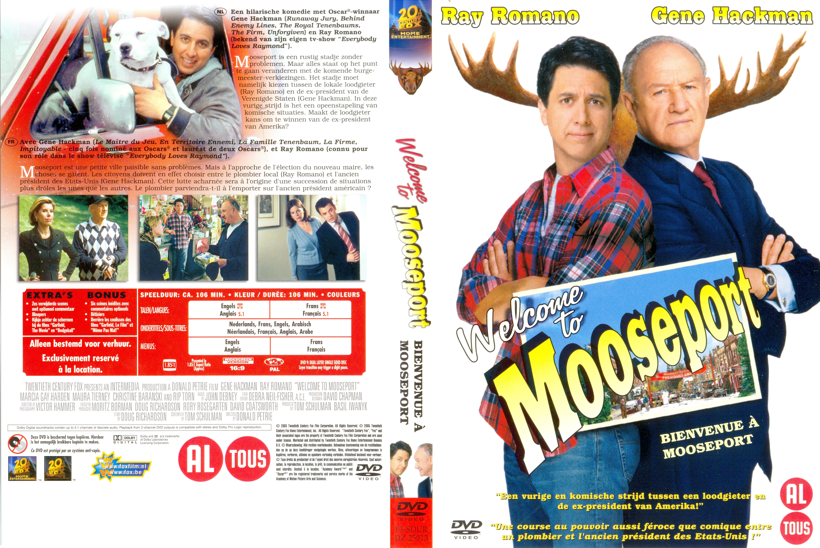 Jaquette DVD Bienvenue  Mooseport v2