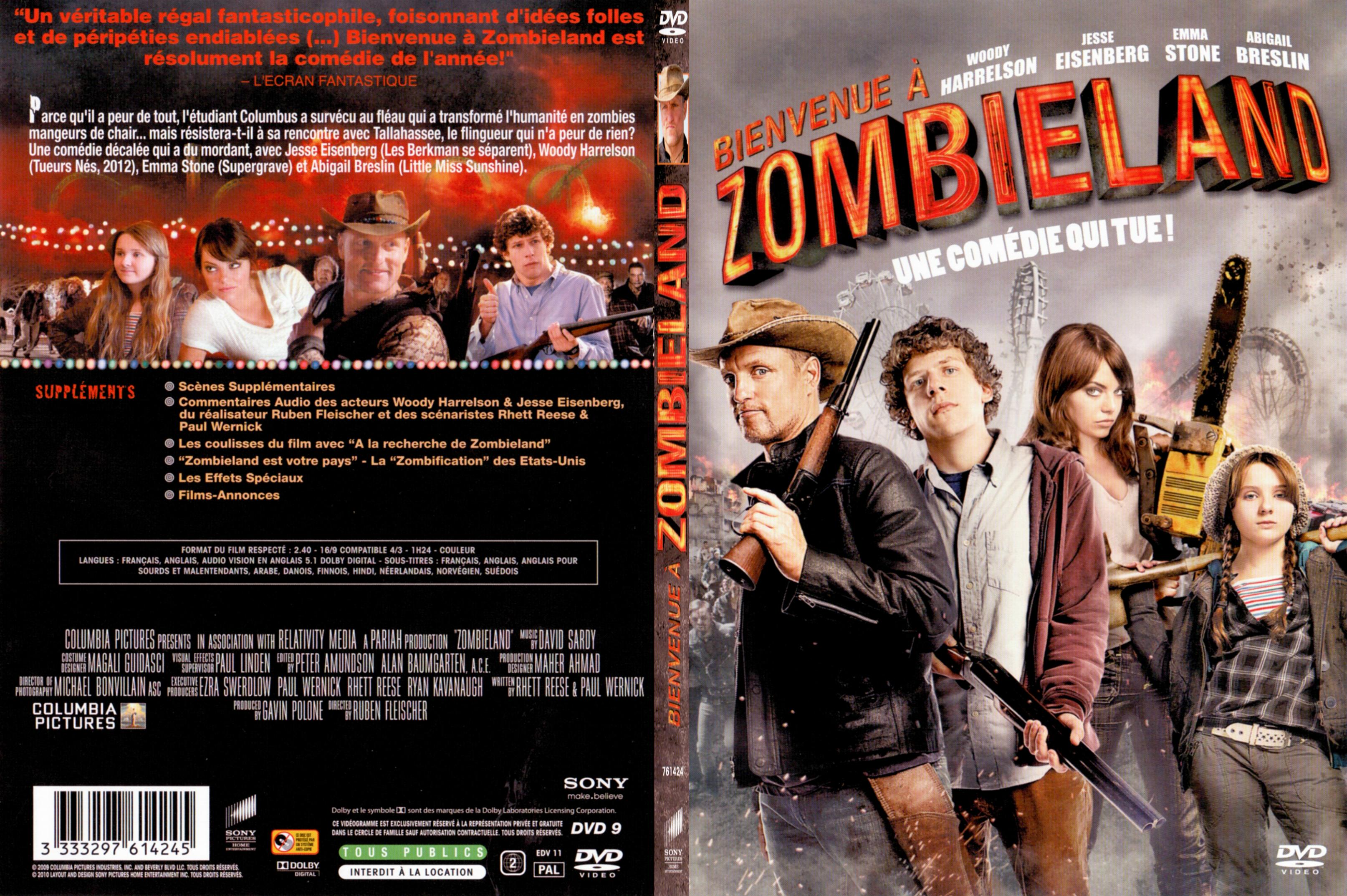 Jaquette DVD Bienvenue a Zombieland - SLIM