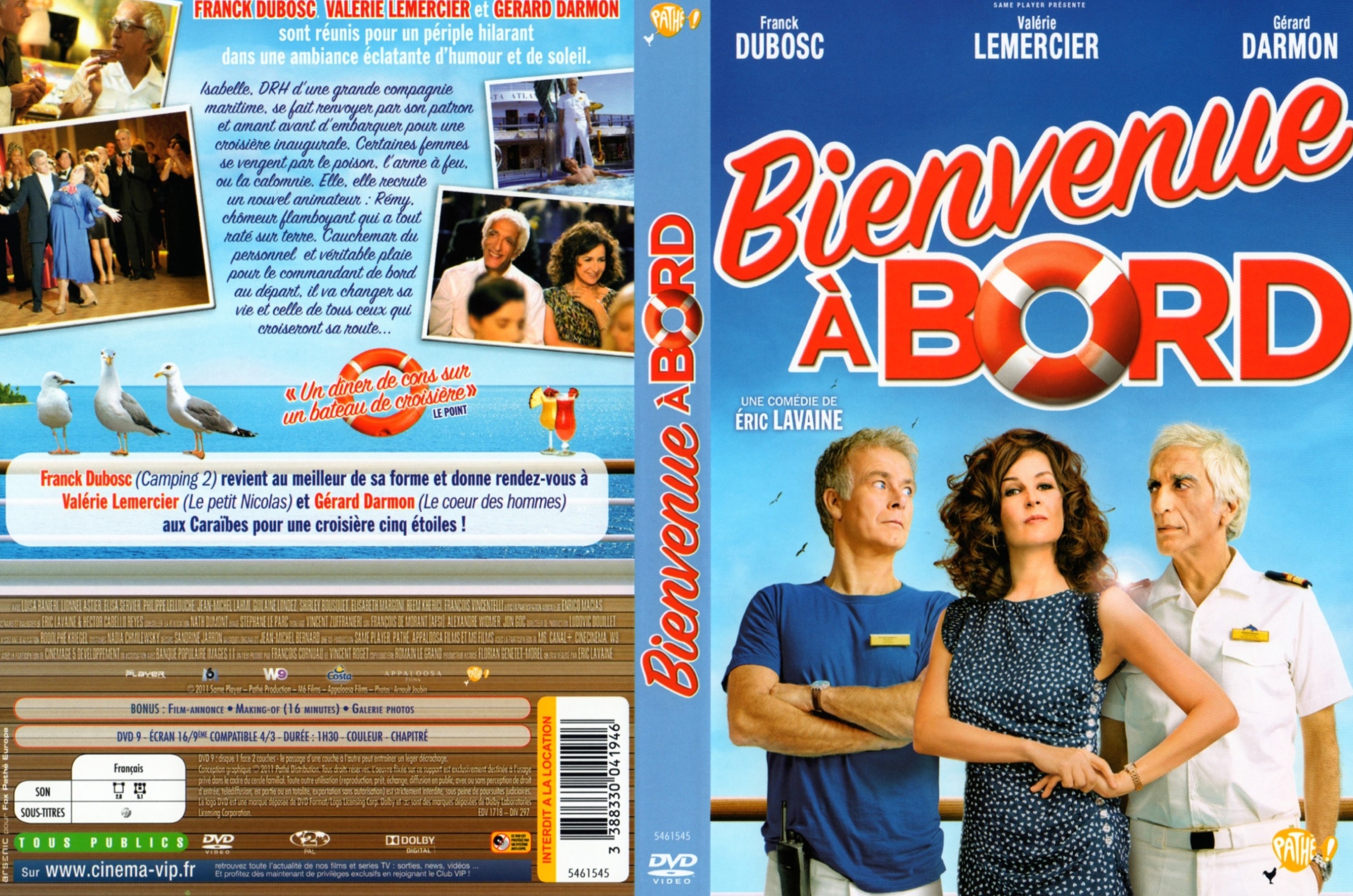 Jaquette DVD Bienvenue  bord