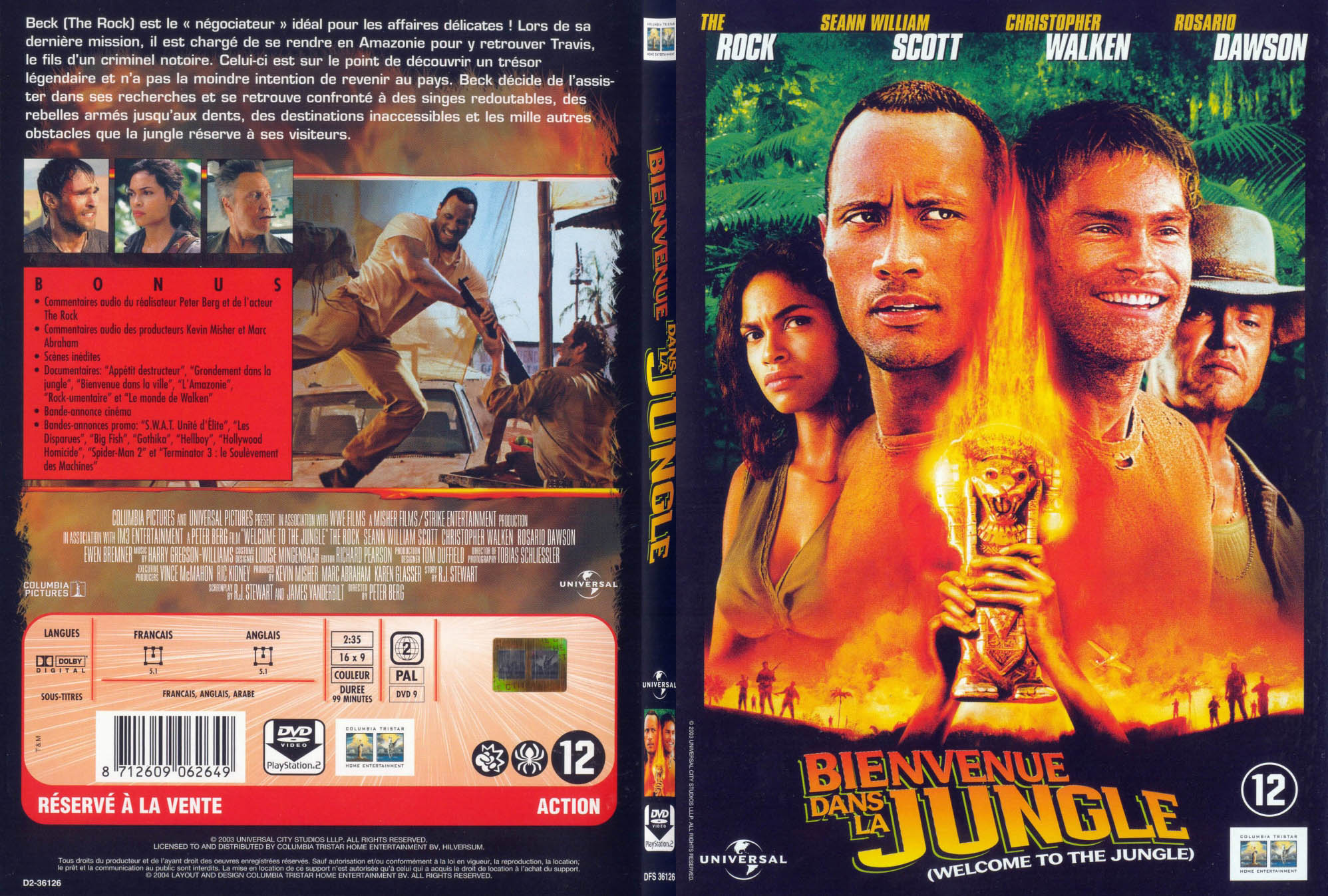 Jaquette DVD Bienvenue dans la jungle - SLIM