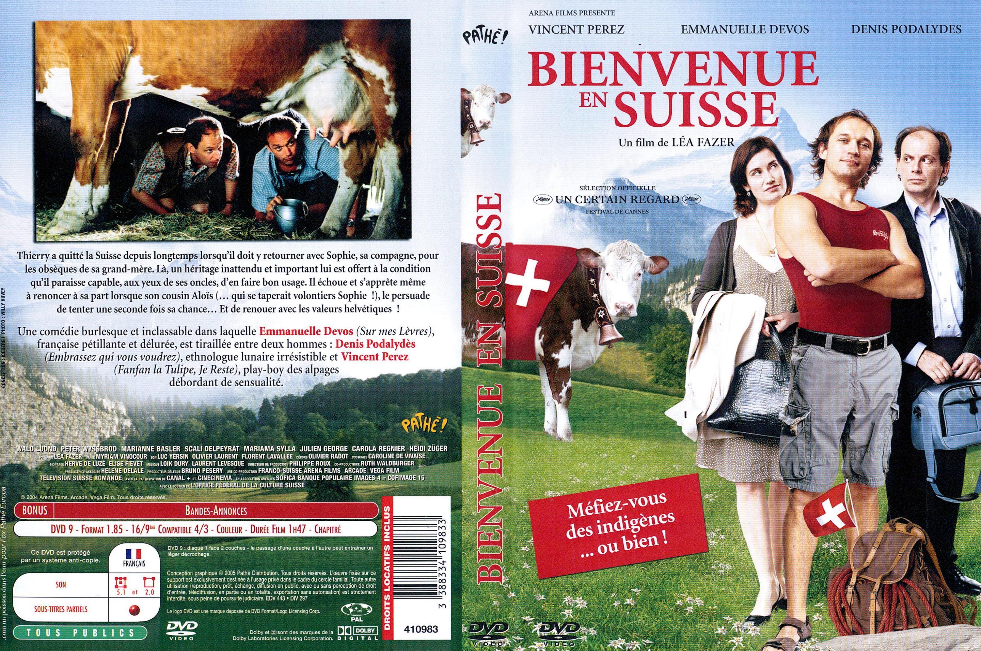 Jaquette DVD Bienvenue en Suisse