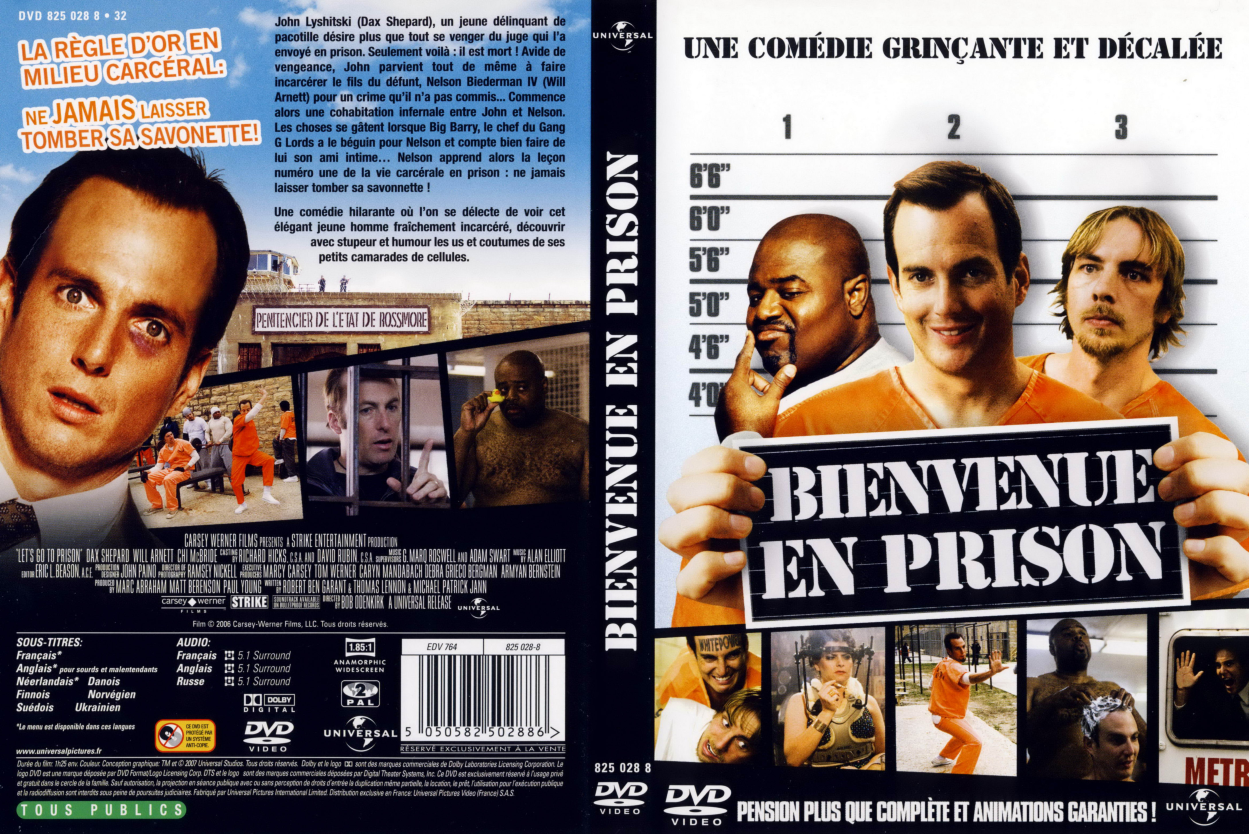 Jaquette DVD Bienvenue en prison