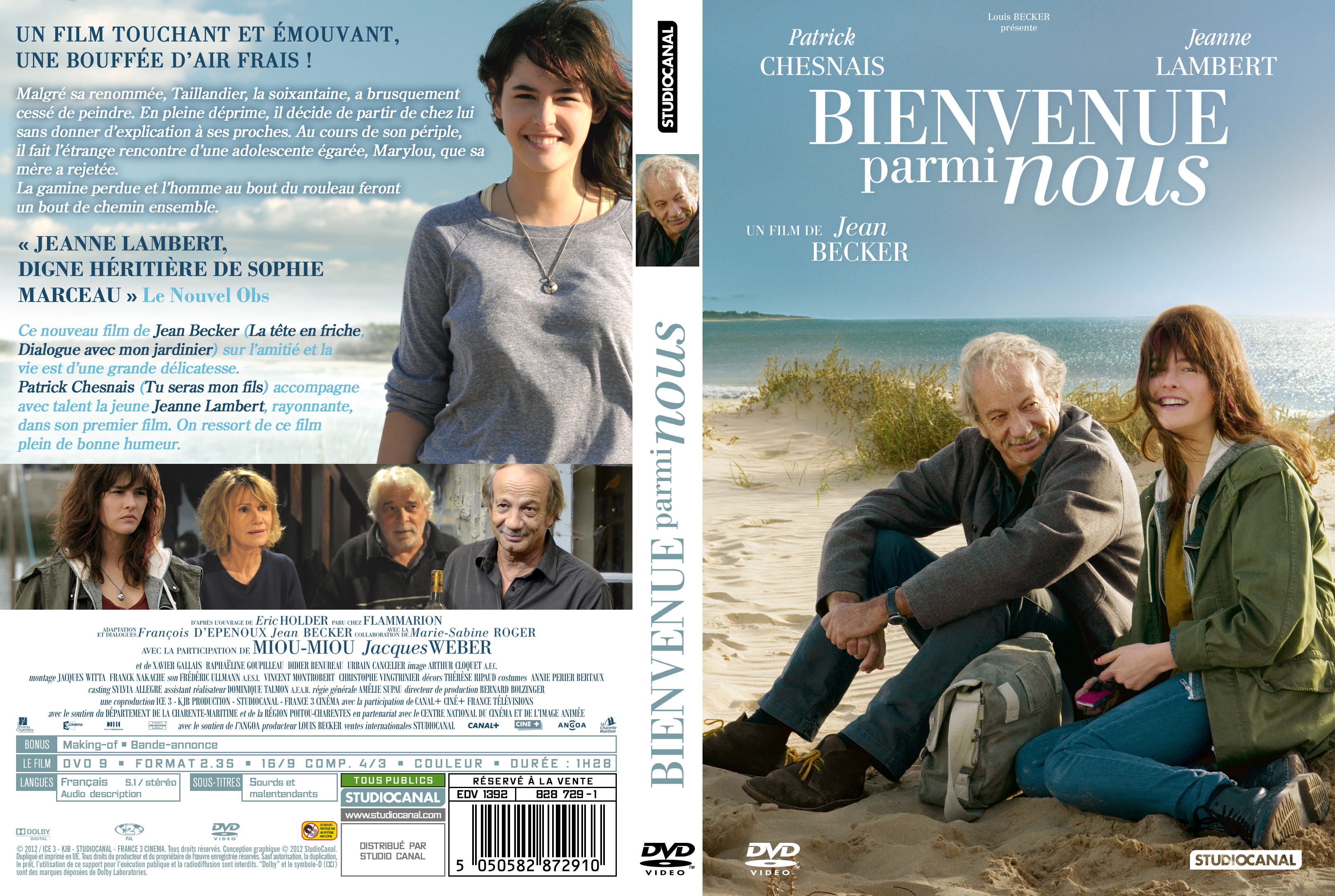 Jaquette DVD Bienvenue parmi nous custom v2