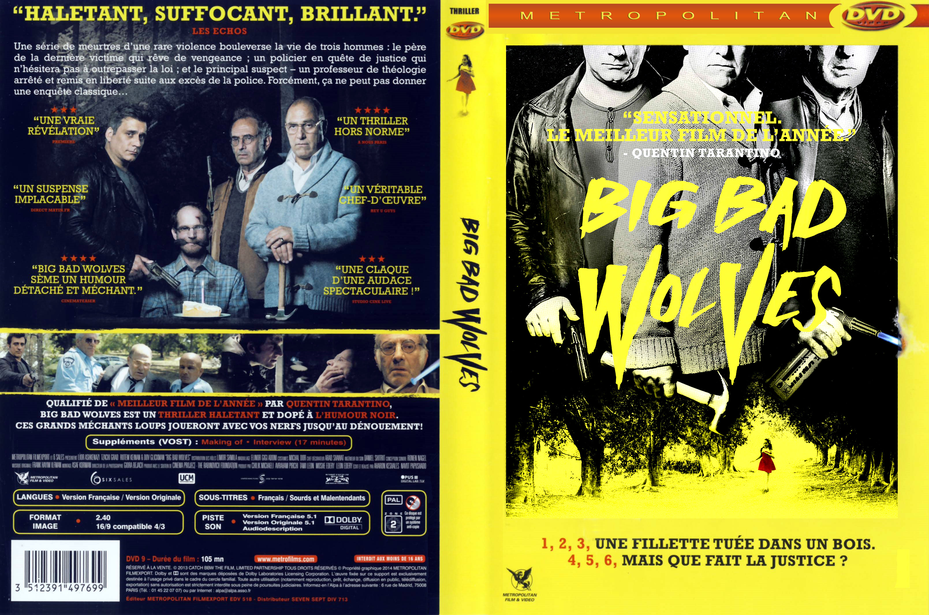 Jaquette DVD Big Bad Wolves