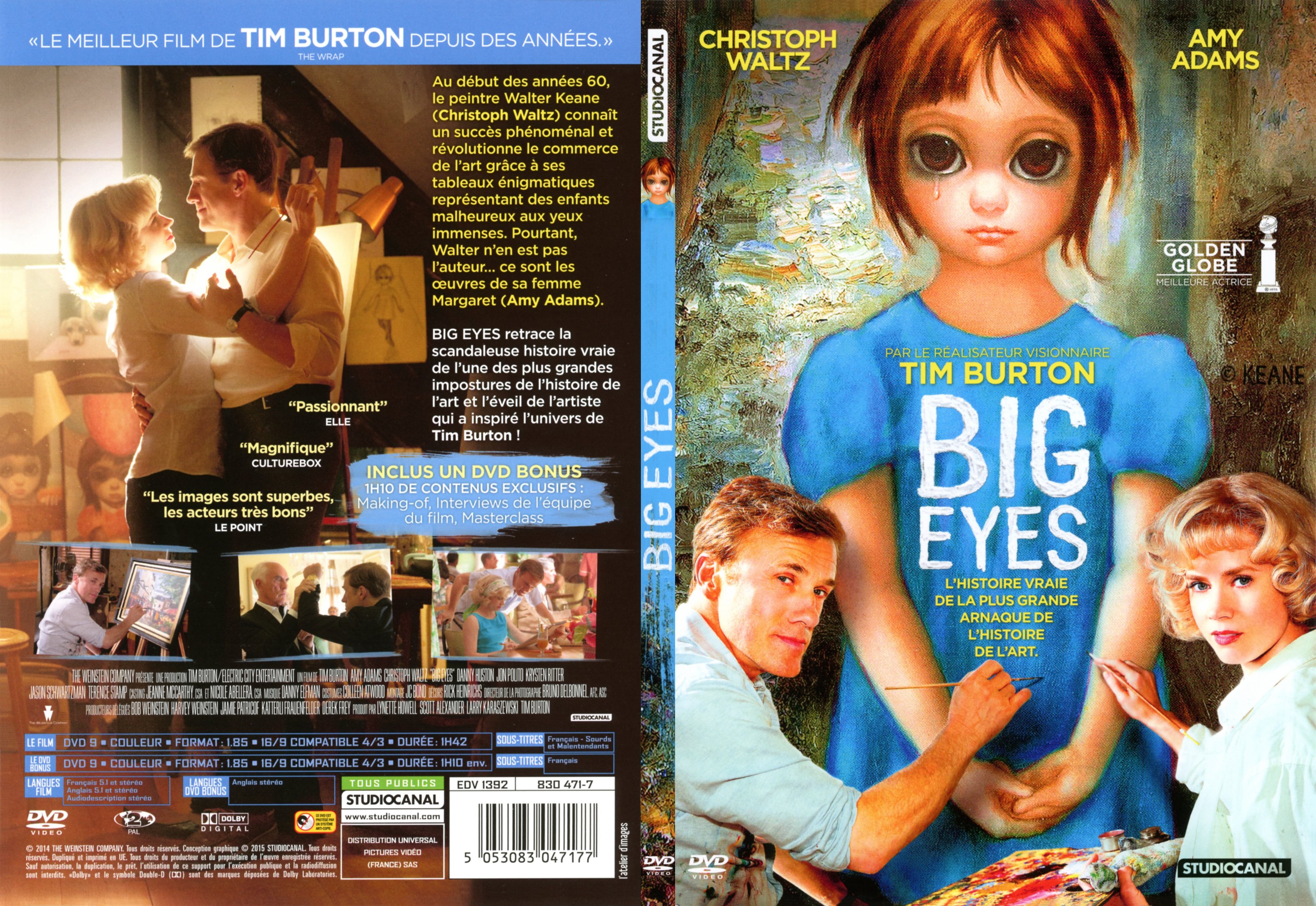 Jaquette DVD Big Eyes - SLIM