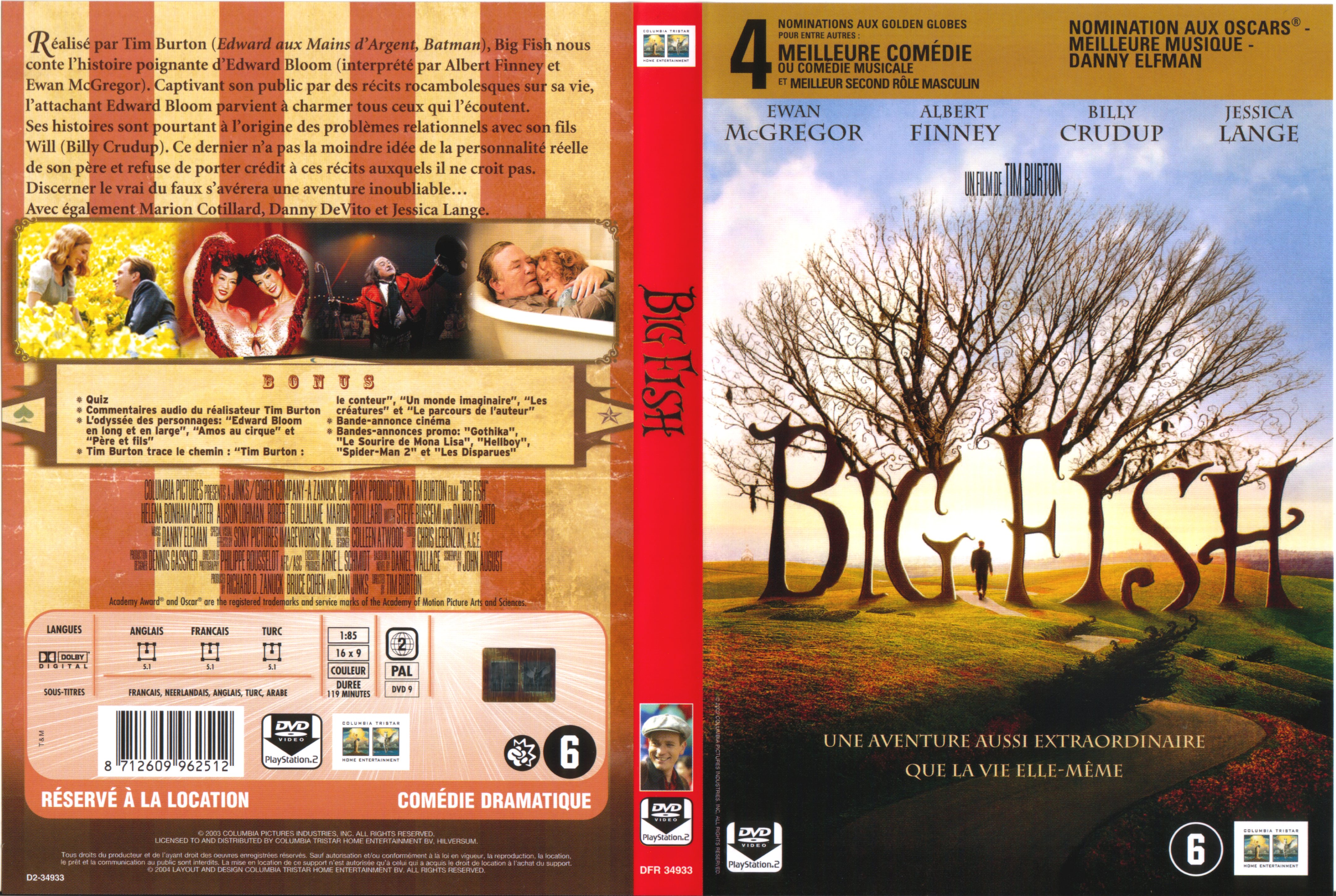Jaquette DVD Big Fish v2