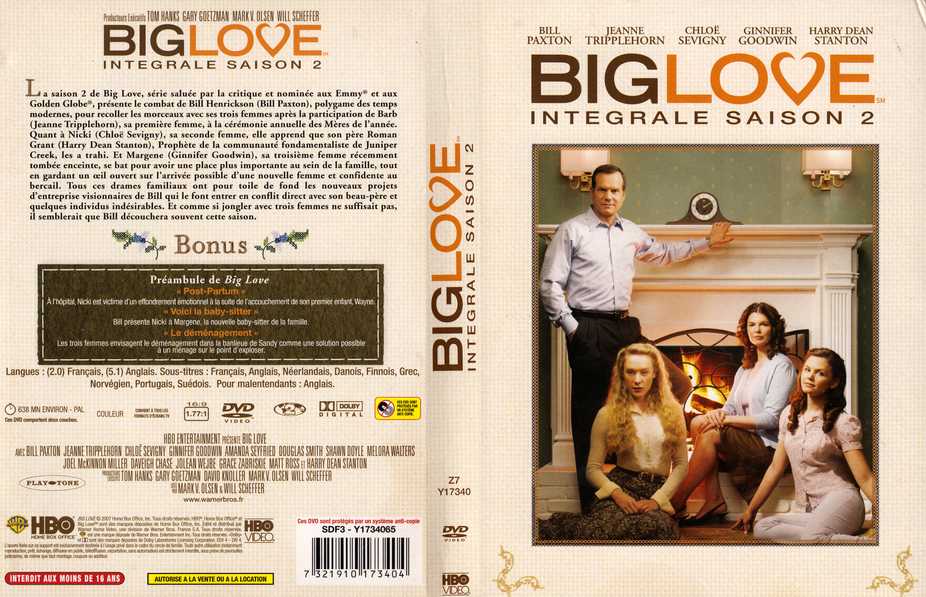 Jaquette DVD Big Love Saison 2 COFFRET