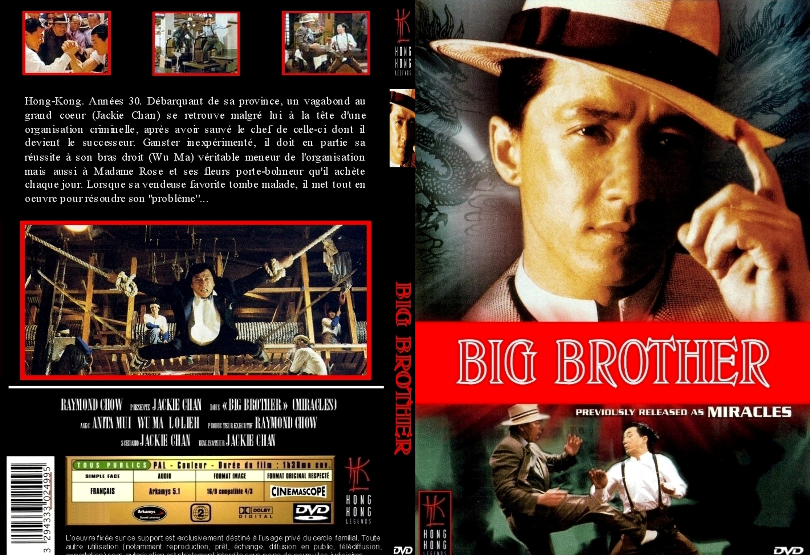 Jaquette DVD Big brother custom - SLIM v2
