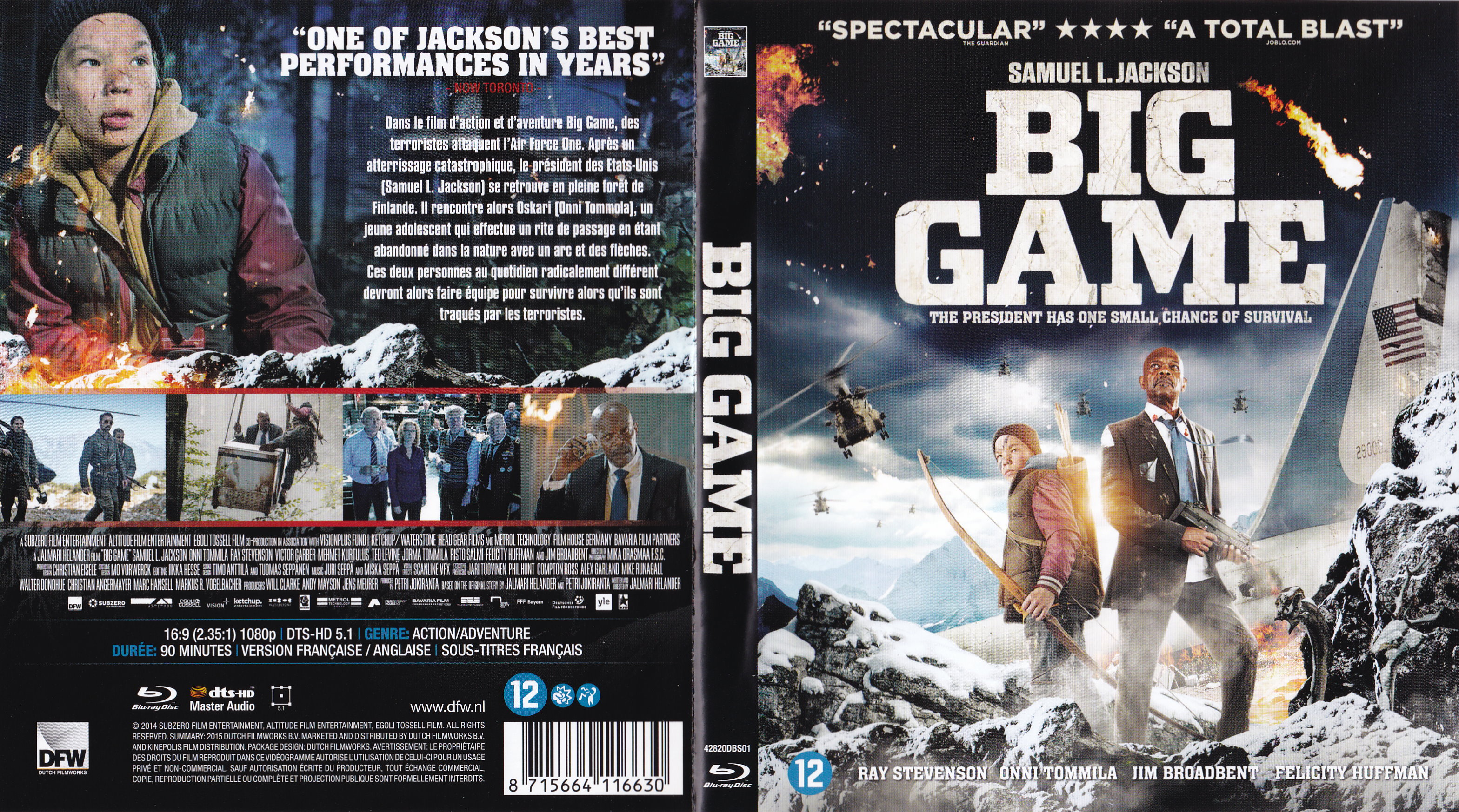 Jaquette DVD Big game (BLU-RAY)