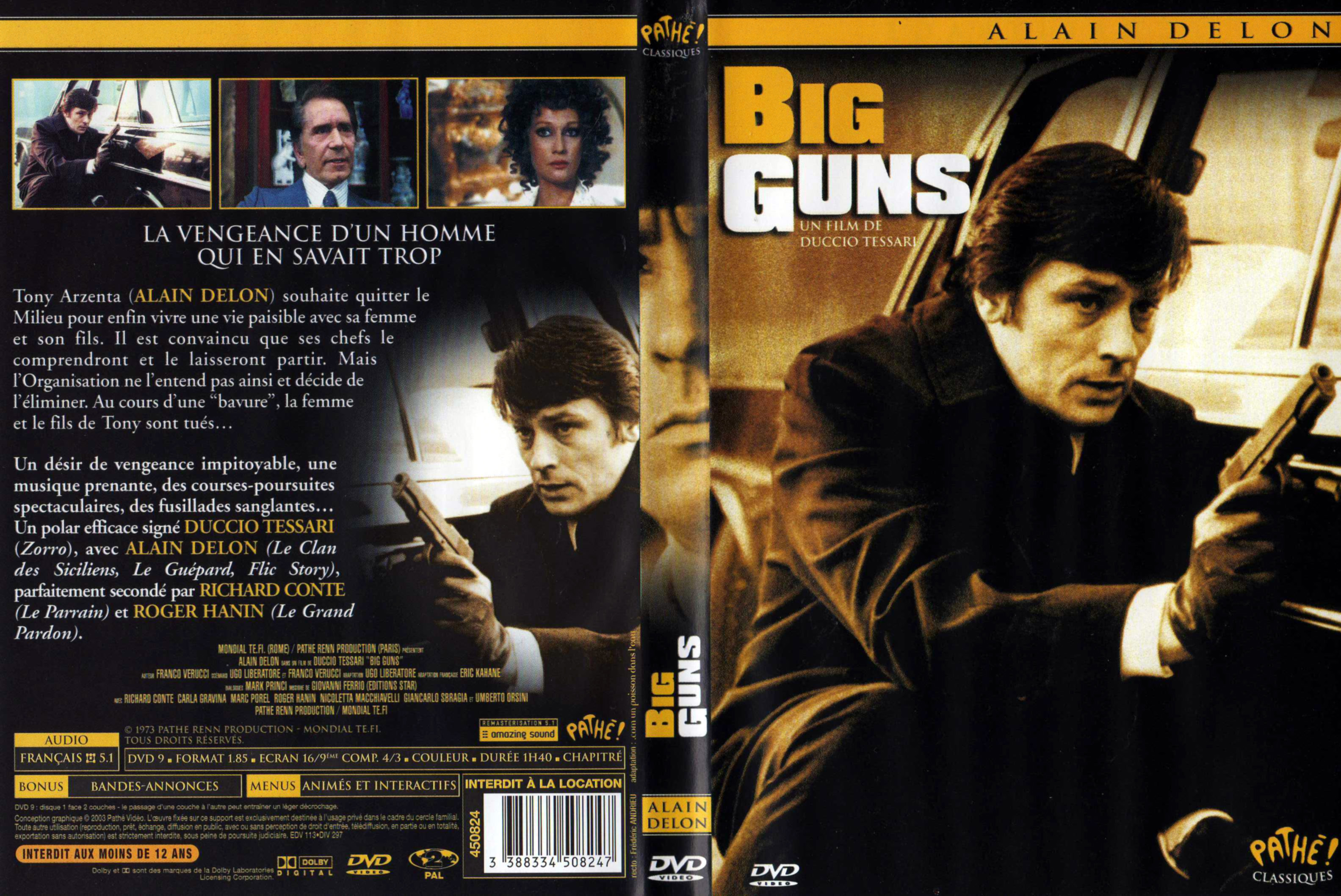 Jaquette DVD Big guns