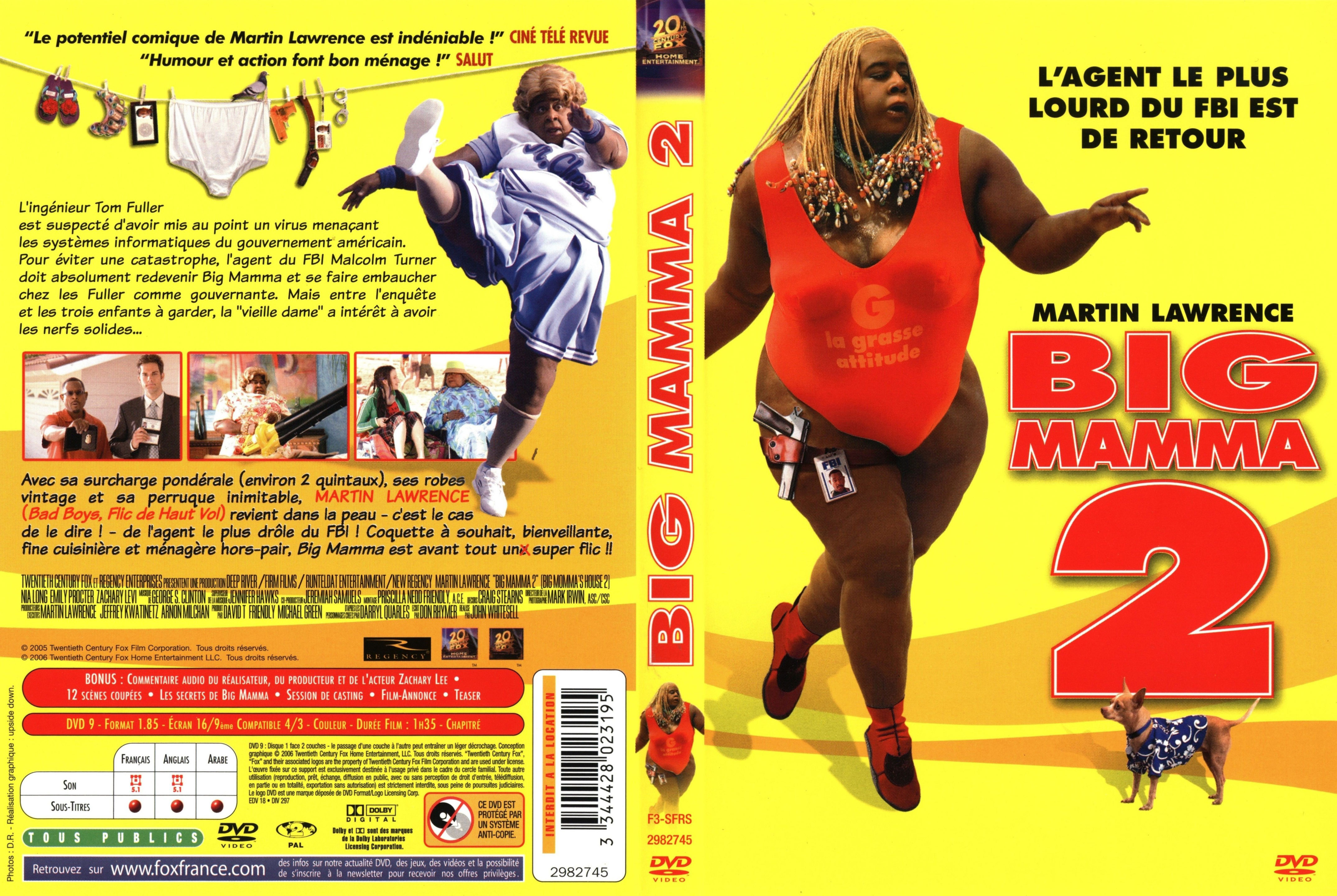 Jaquette DVD Big mamma 2