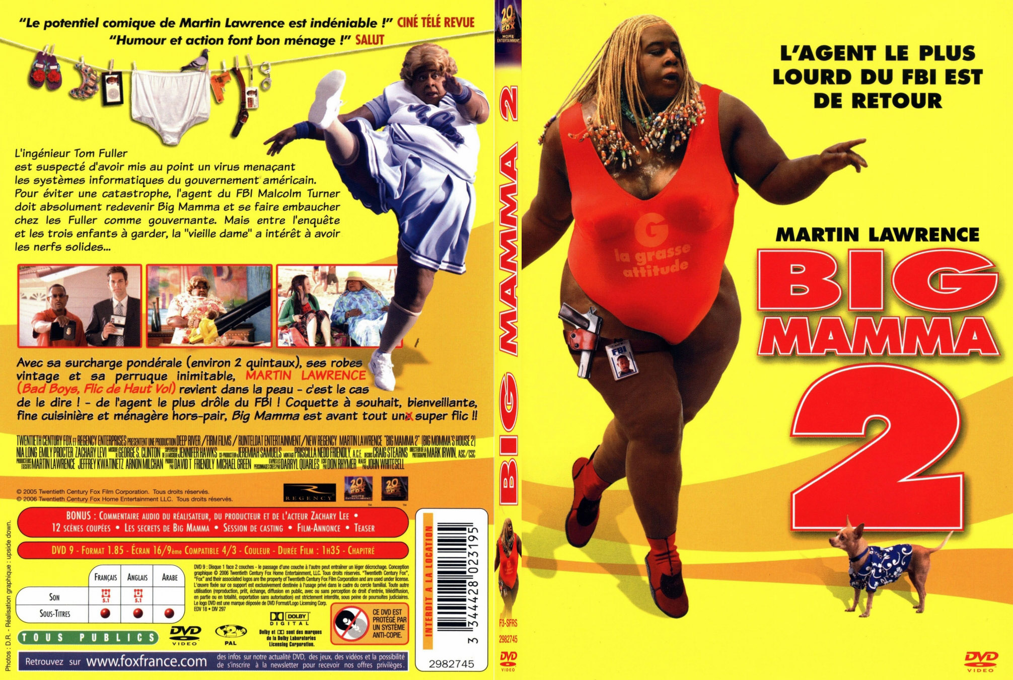 Jaquette DVD Big mamma 2 - SLIM