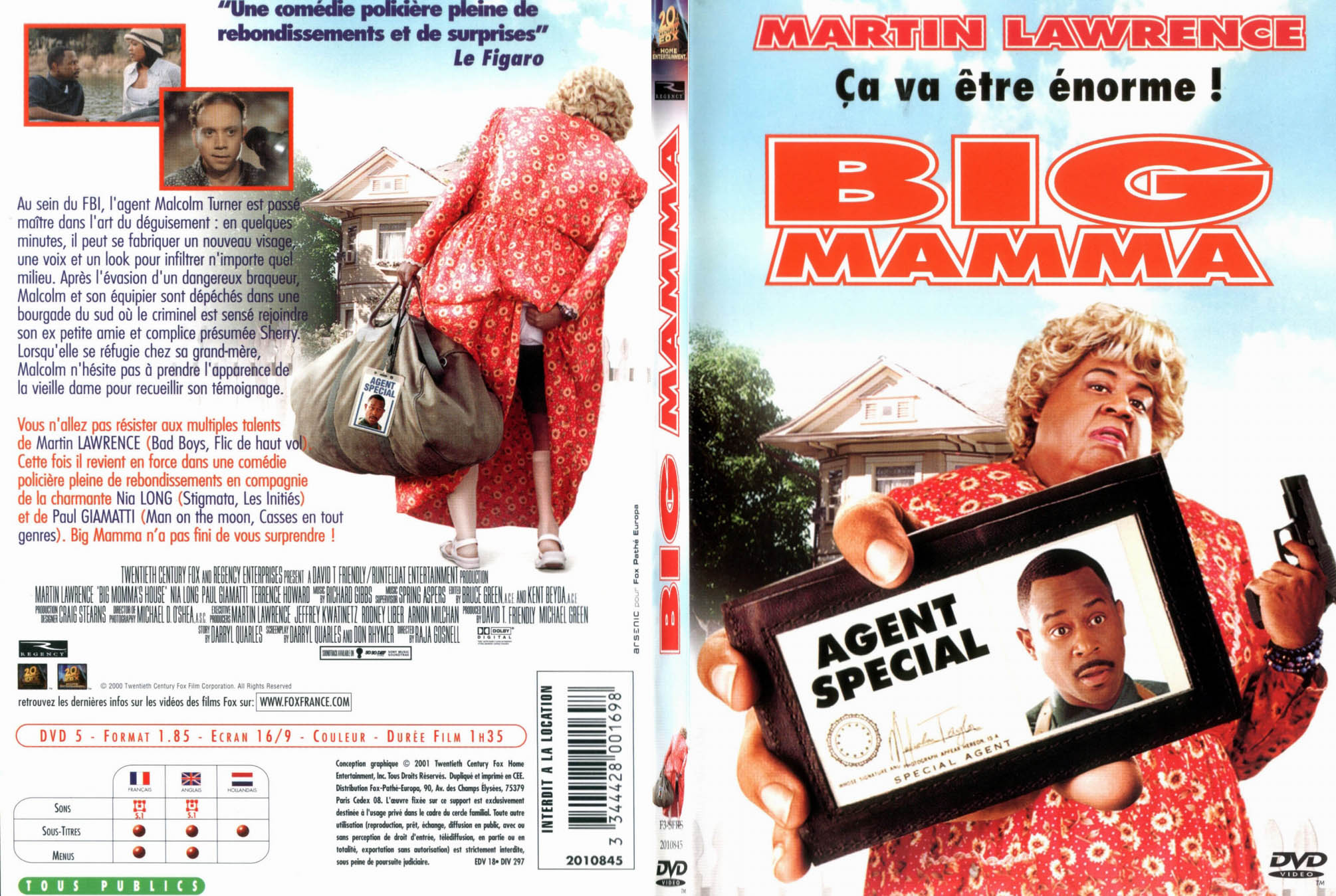 Jaquette DVD Big mamma - SLIM