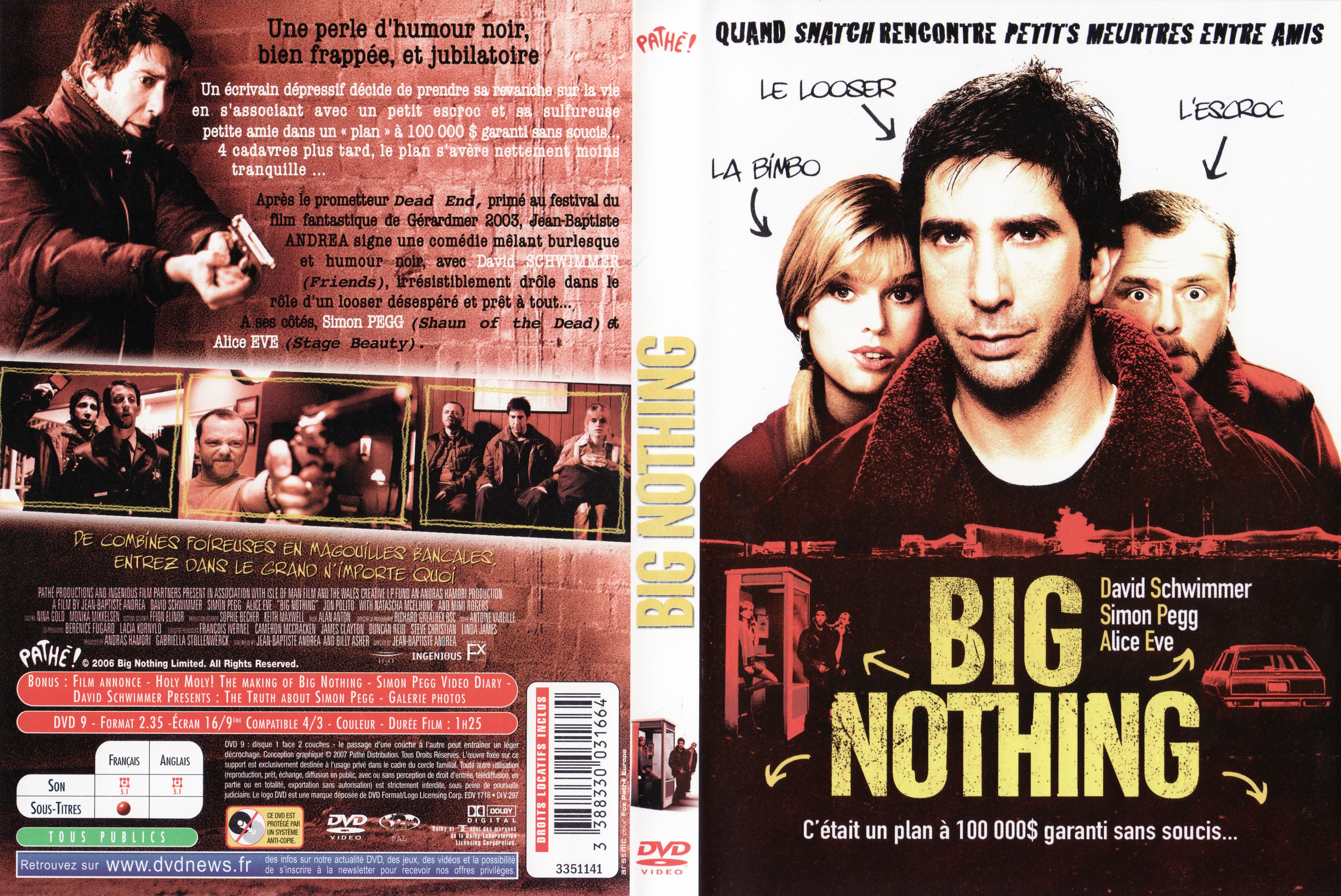 Jaquette DVD Big nothing