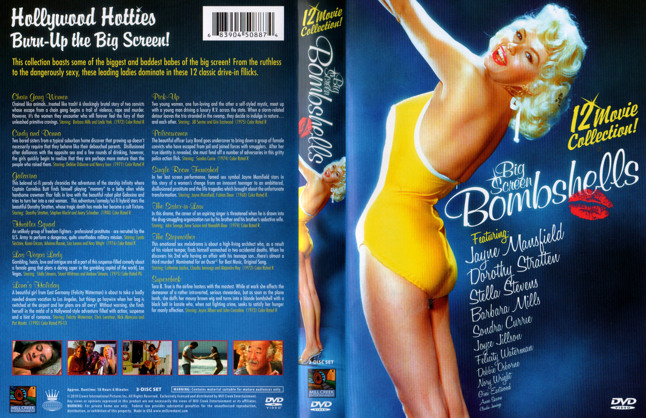 Jaquette DVD Big screen bombshells Zone 1