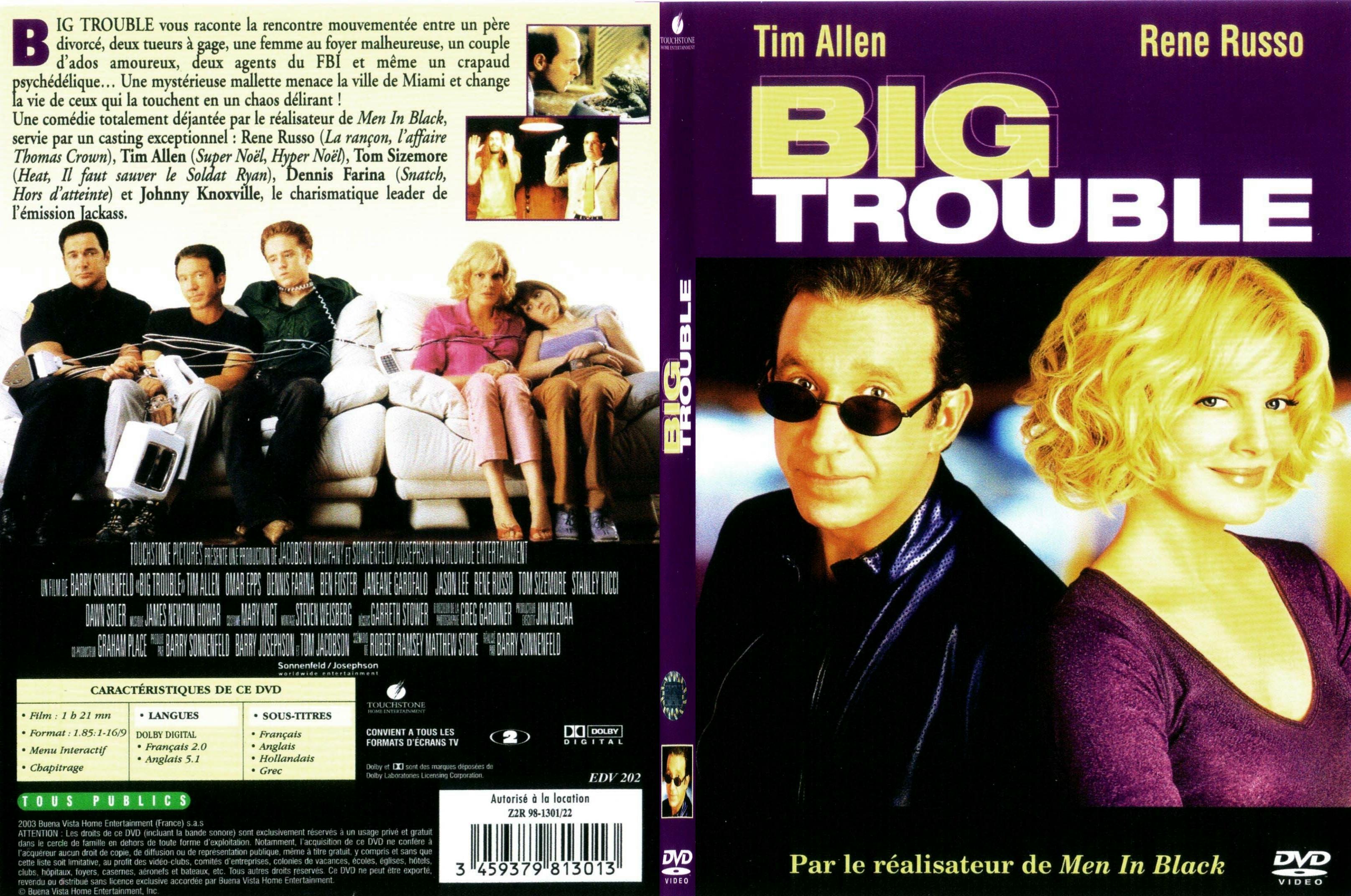 Jaquette DVD Big trouble - SLIM
